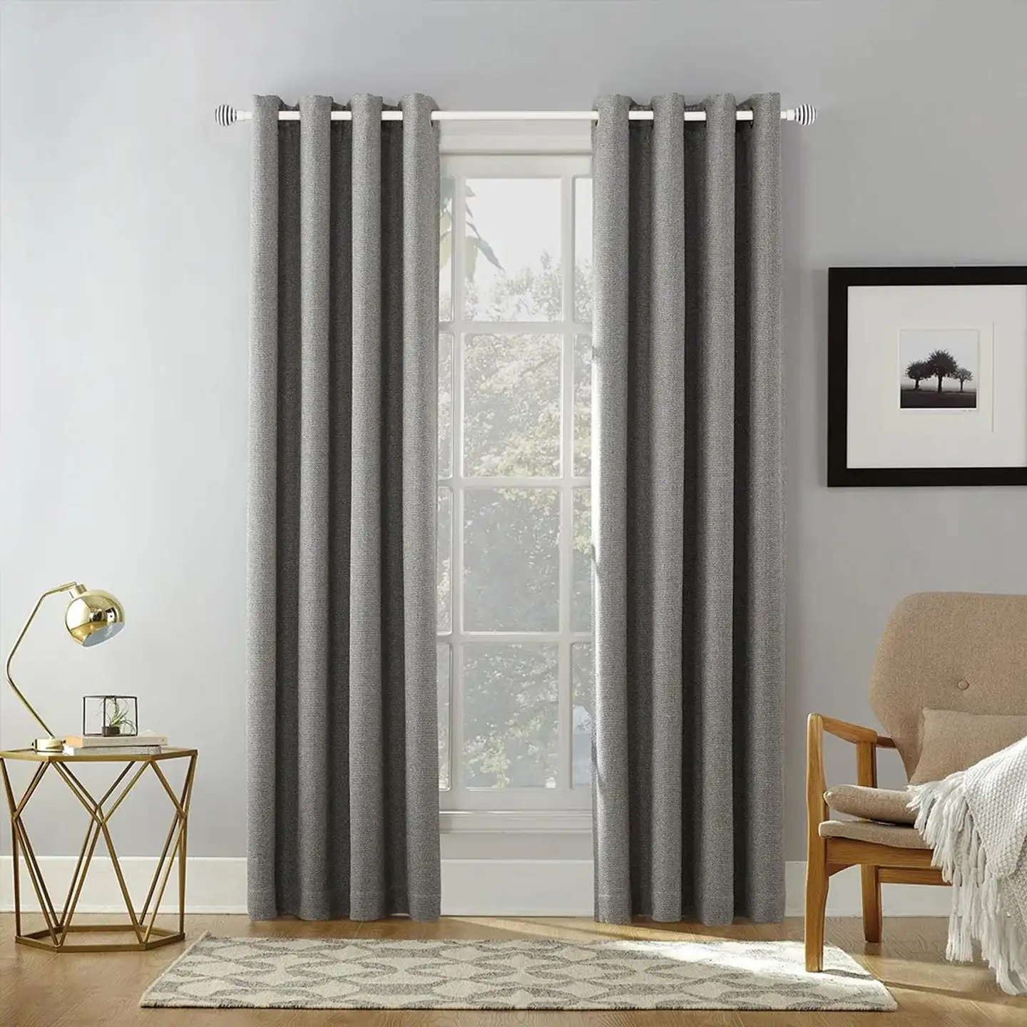 Ihanin verhotanko Alma mattavalkoinen 160-310cm 16/19mm - 4