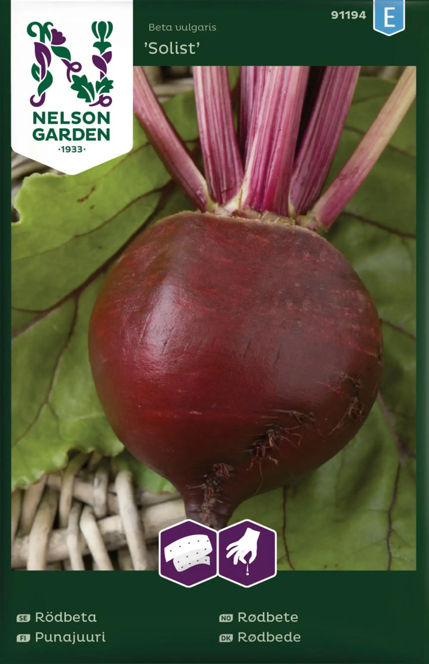 Nelson Garden Punajuuri, Solist, Kylvönau