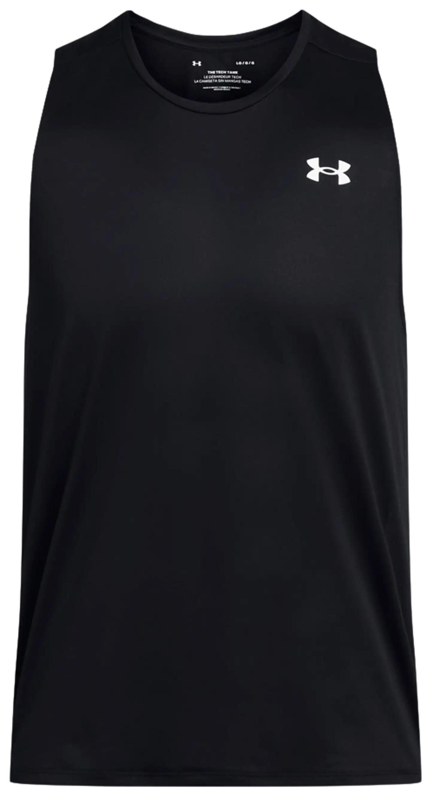 Under Armour miesten hihaton treenipaita 1382795 - BLACK - 1