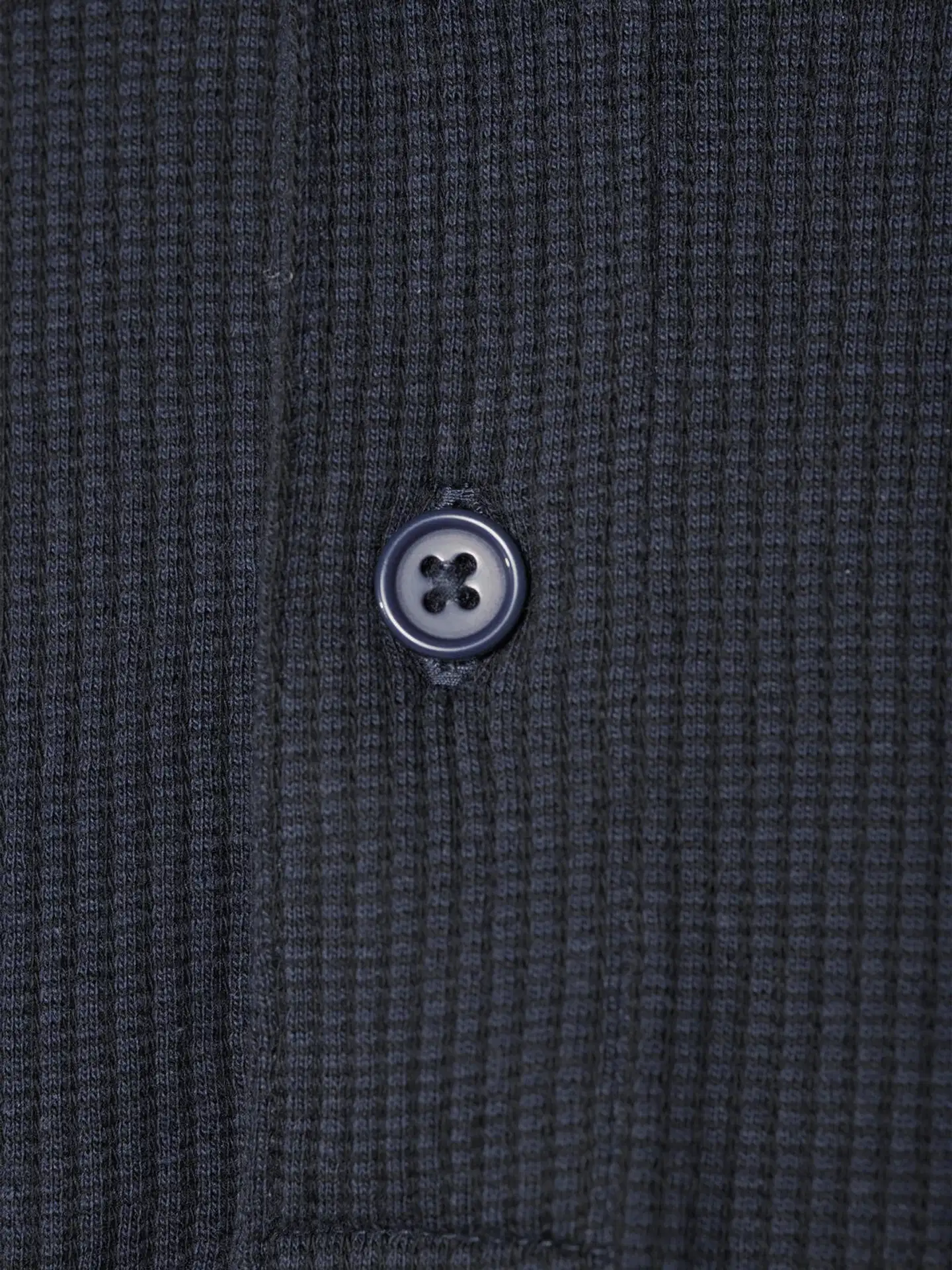 House miesten lyhythihainen pikeepaita struktuuritrikoota 195H292602 - Navy Blazer - 5