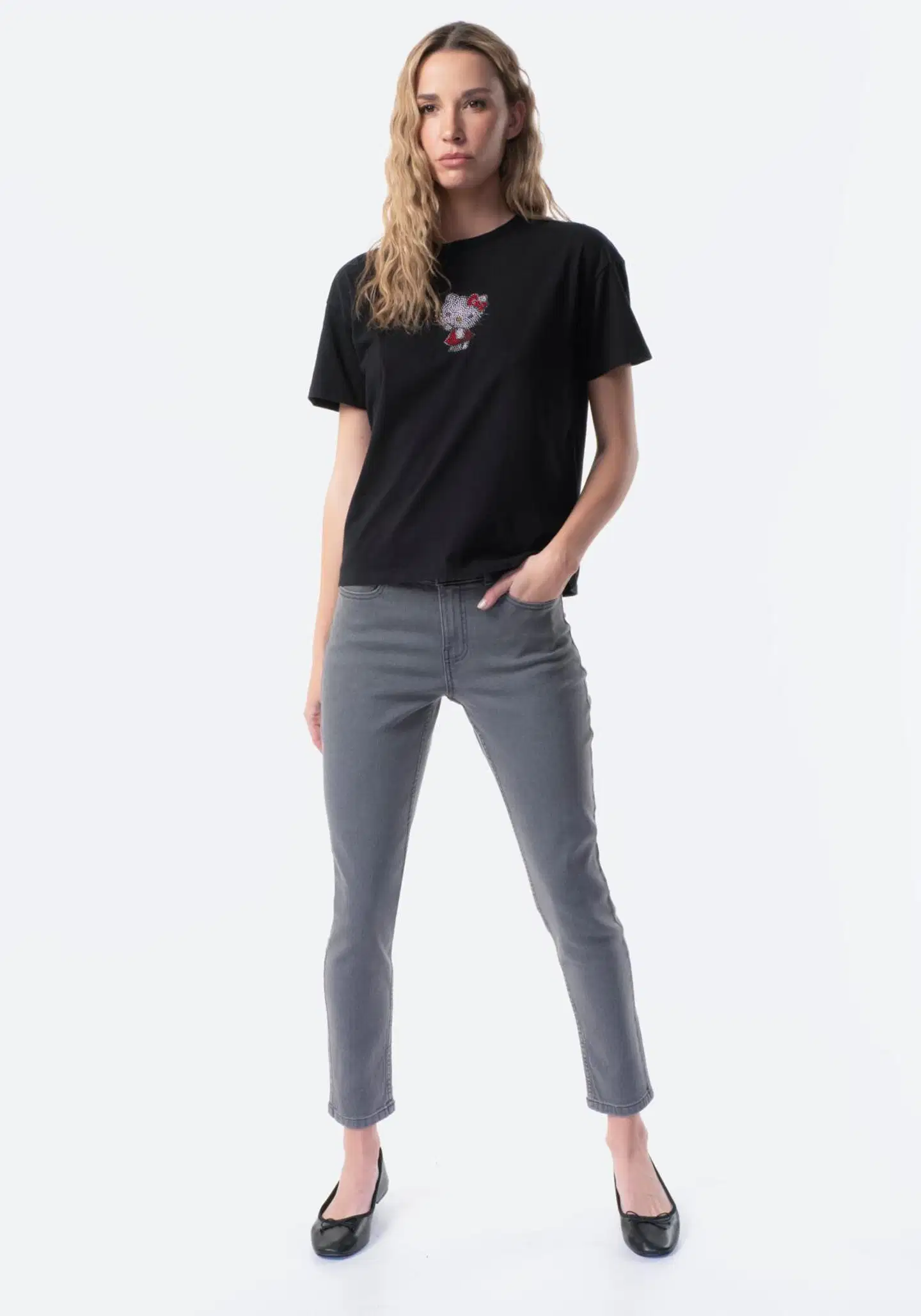 Hello Kitty naisten t-paita I288881 - Black1 - 2