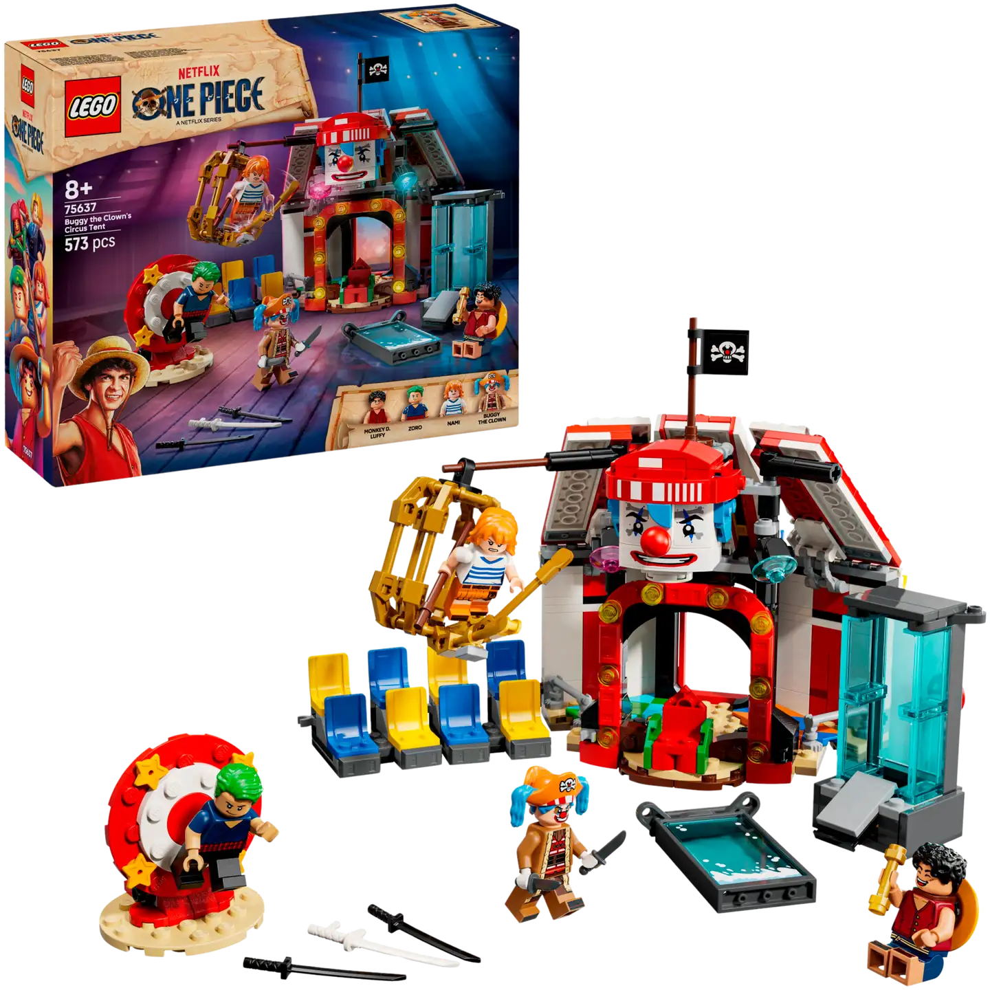 LEGO® ONE PIECE 75637 Buggy-klovnin sirkusteltta - 1