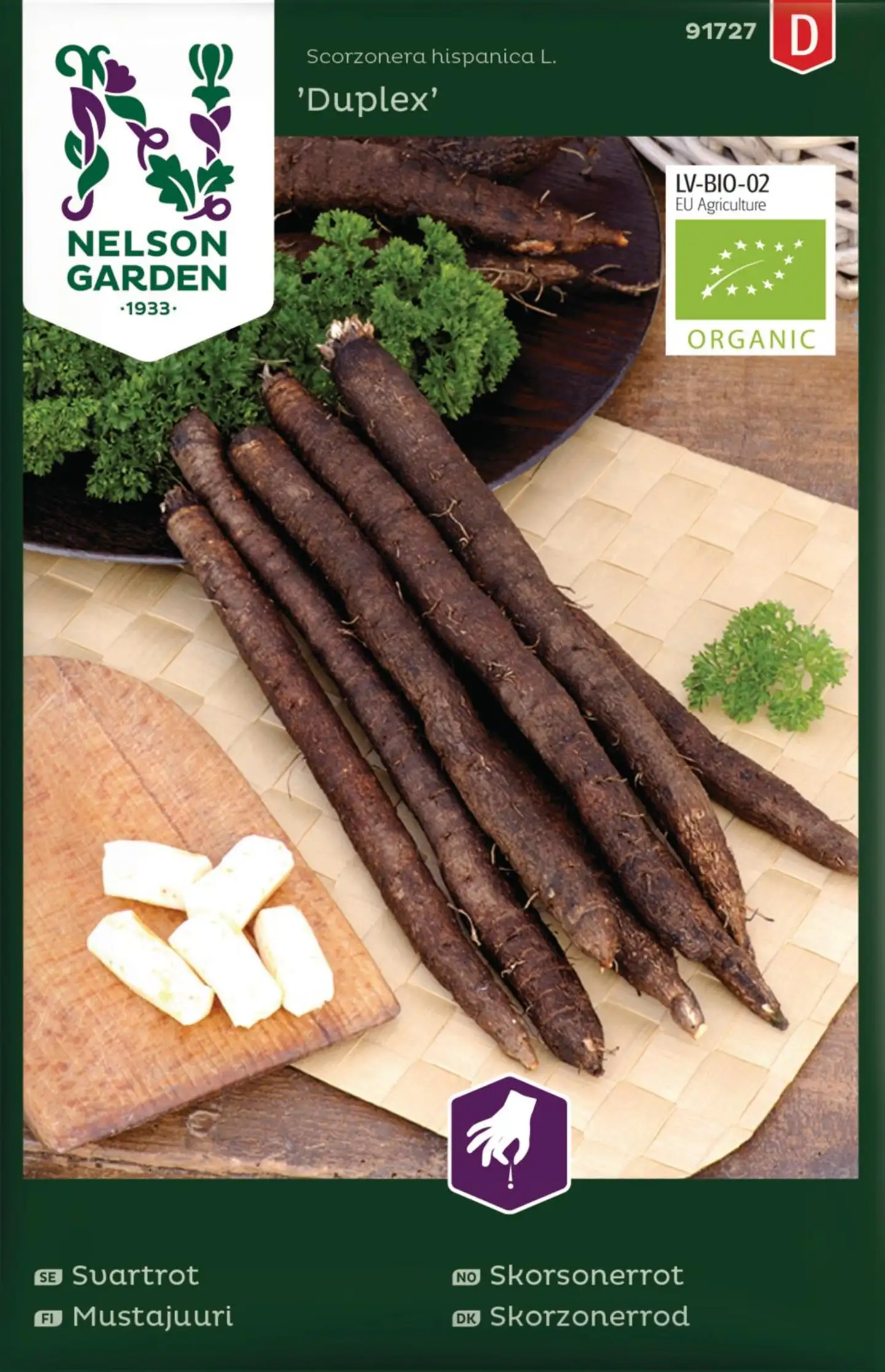 Nelson Garden Mustajuuri, Duplex, Organic