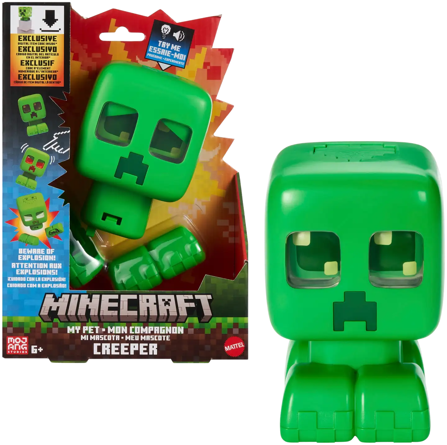 Minecraft Movie My Pet Creeper Äänillä Ja Valoilla - 1