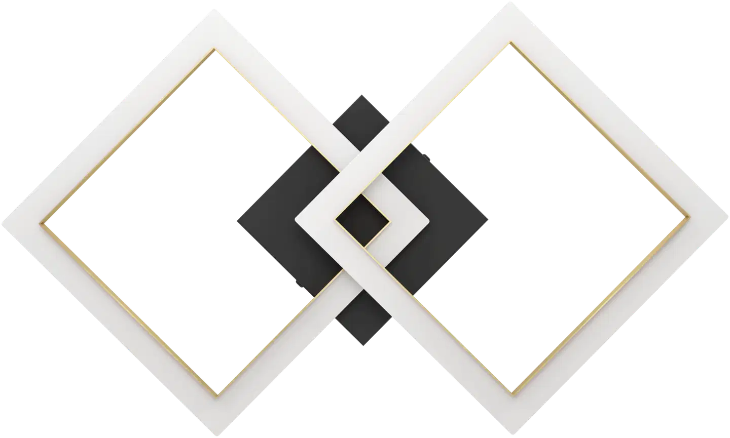 EGLO kattovalaisin Calliera LED 18,4W 52,5x31 cm musta/messinki - 2