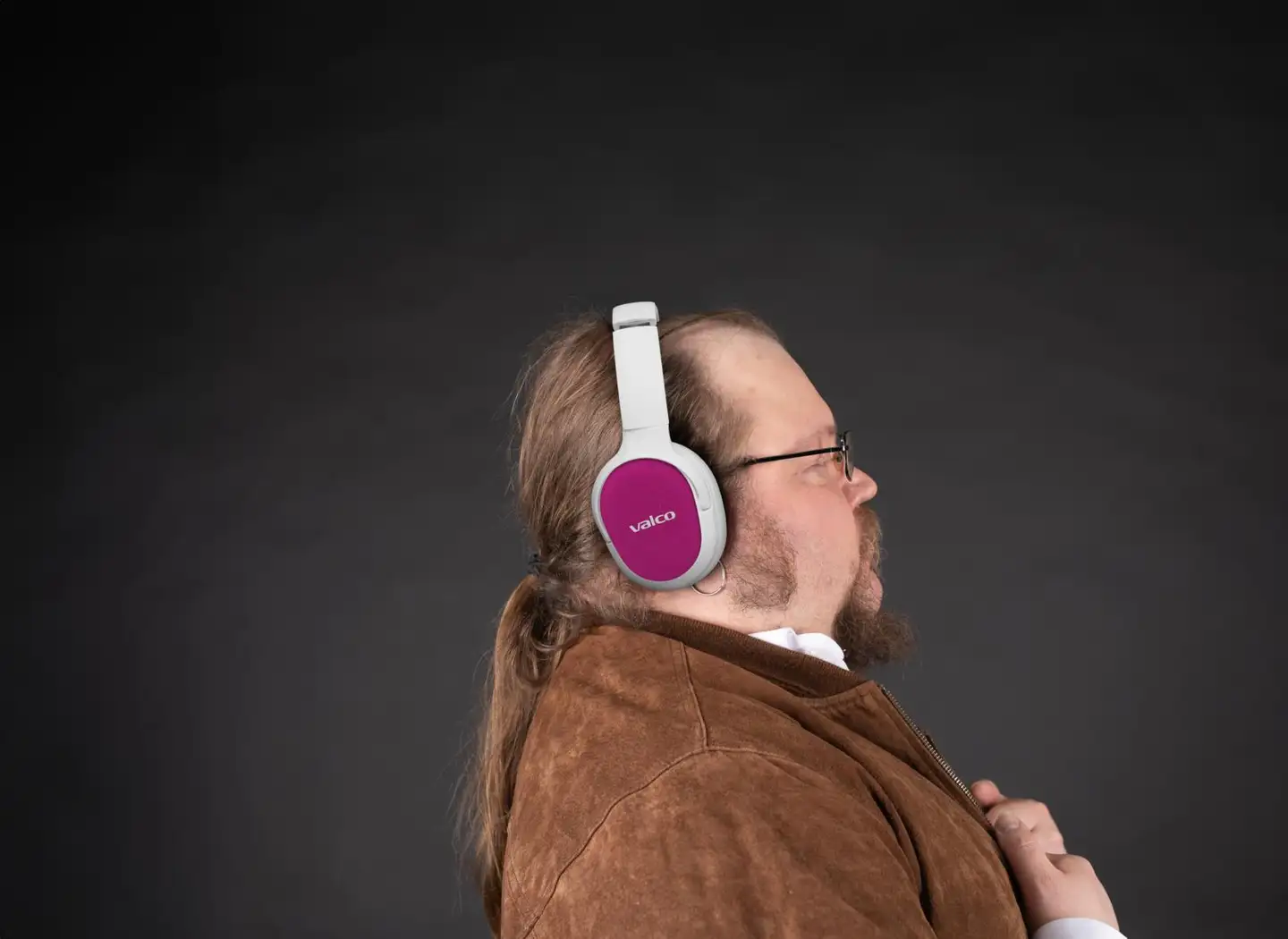 Valco magneettiset vaihtokuoret VMK25 kuulokkeille, fuksia - 3