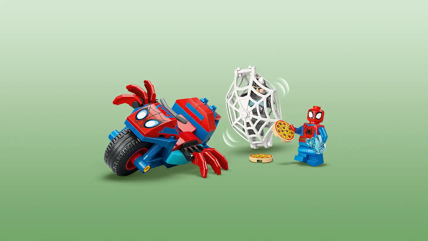 LEGO® Spidey 11206 Spidey jahtaa Rhinoa moottoripyörällään - 5
