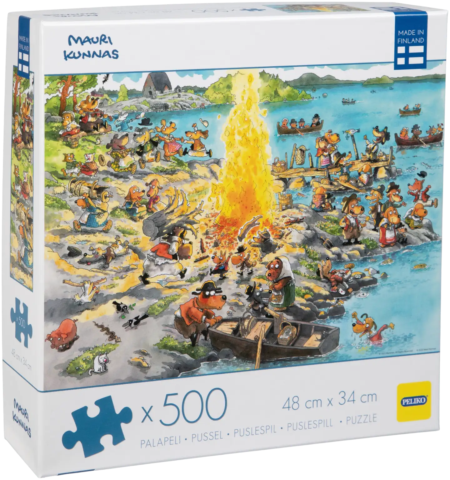 Peliko Mauri Kunnas palapeli 500 palaa juhannus - 1