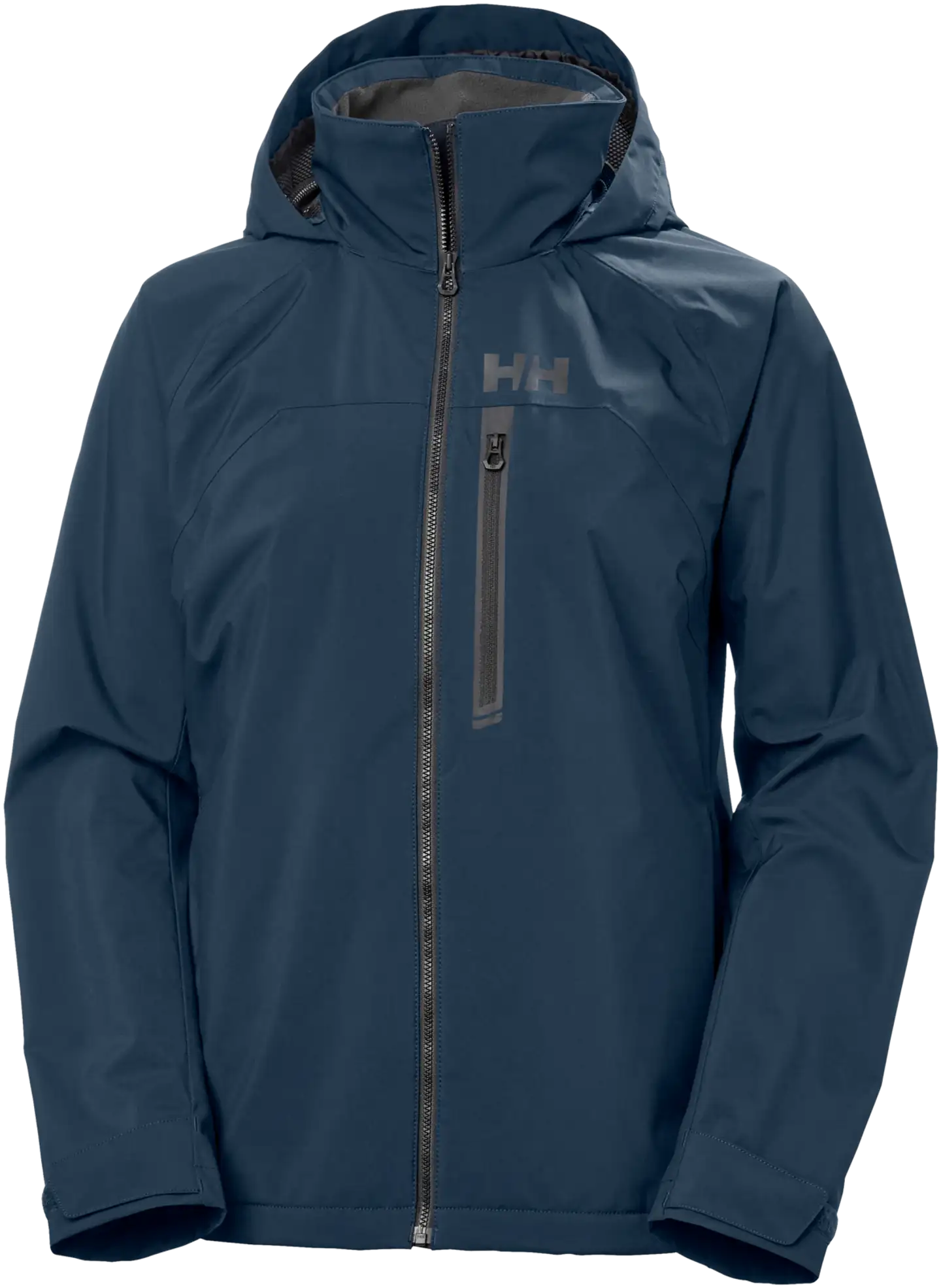 Helly Hansen naisten vanullinen ulkoilutakki W HP Racing Lifaloft Hooded 30373 - Navy - 1