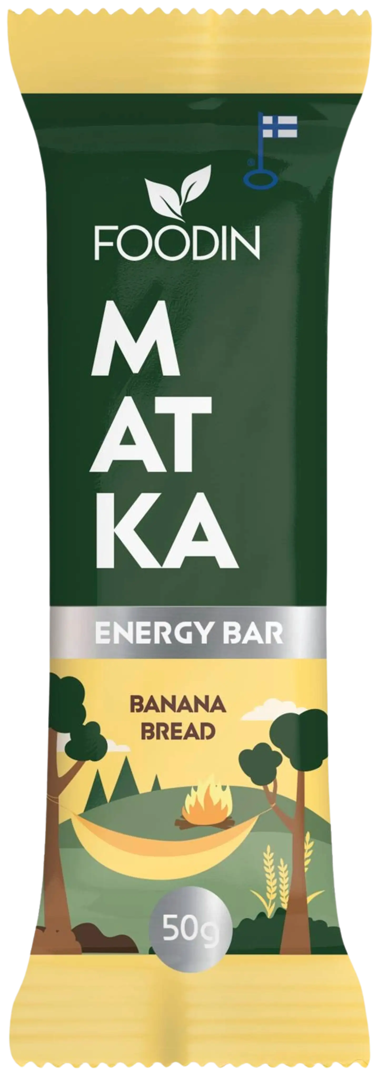 Foodin MATKA Energy Bar, Banana Bread, 50g