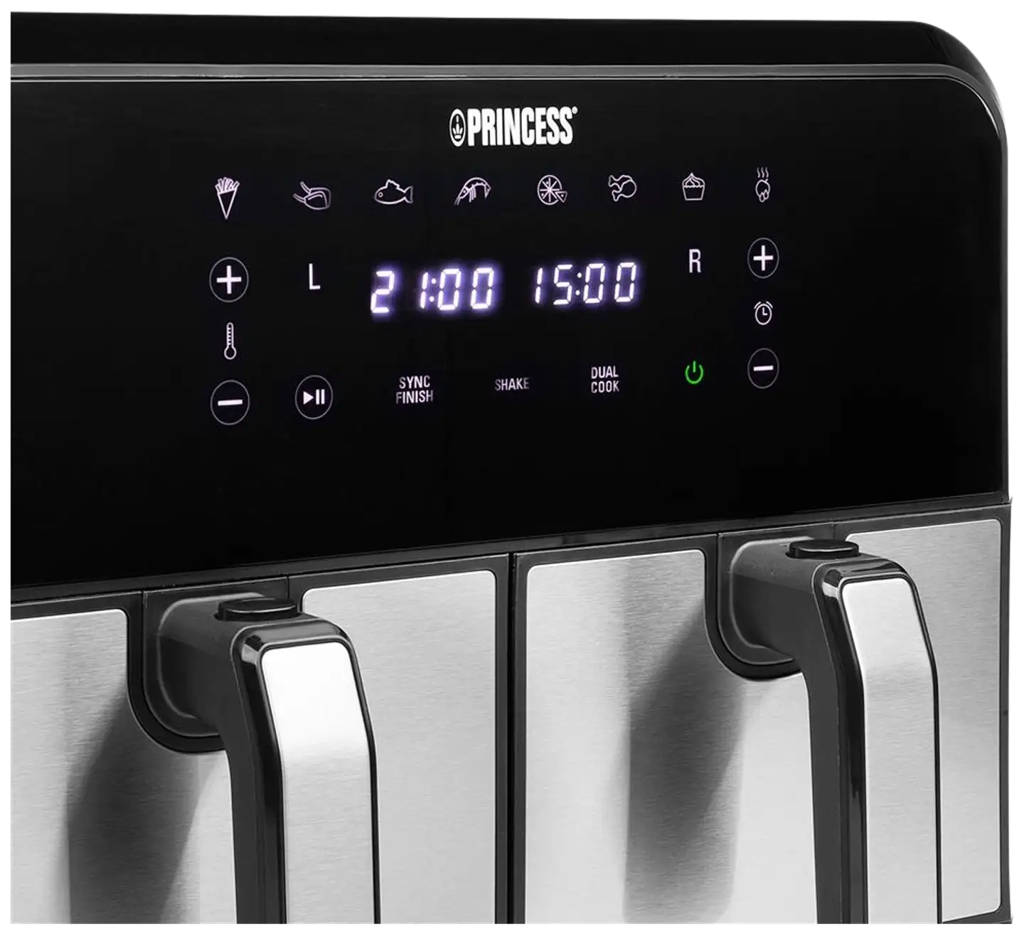 Princess 182074 Aerofryer Oven double, 2x4L - 3