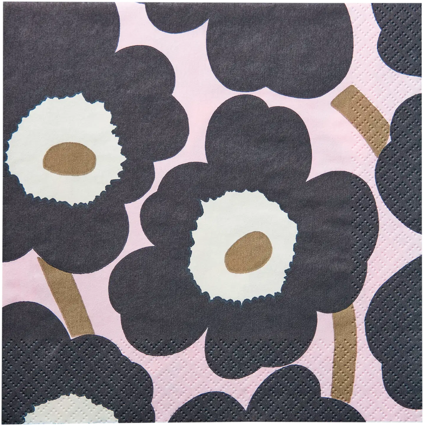 Marimekko Unikko siniroosa lautasliina 20kpl/33cm
