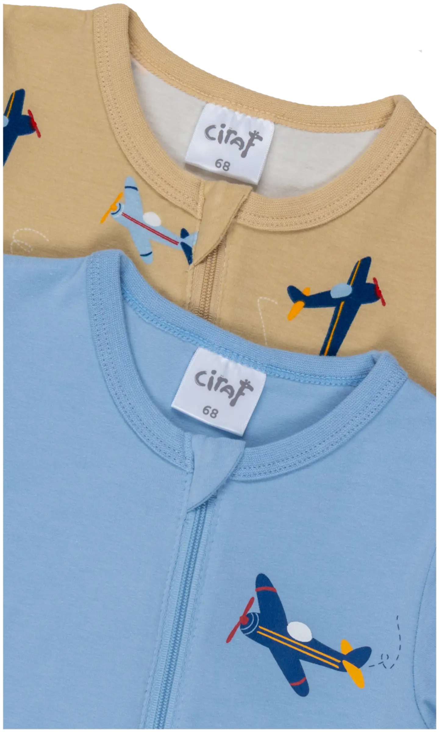 Ciraf vauvojen pyjama 250B260131 2-pack - 15-1217tcx mojave desert - 3