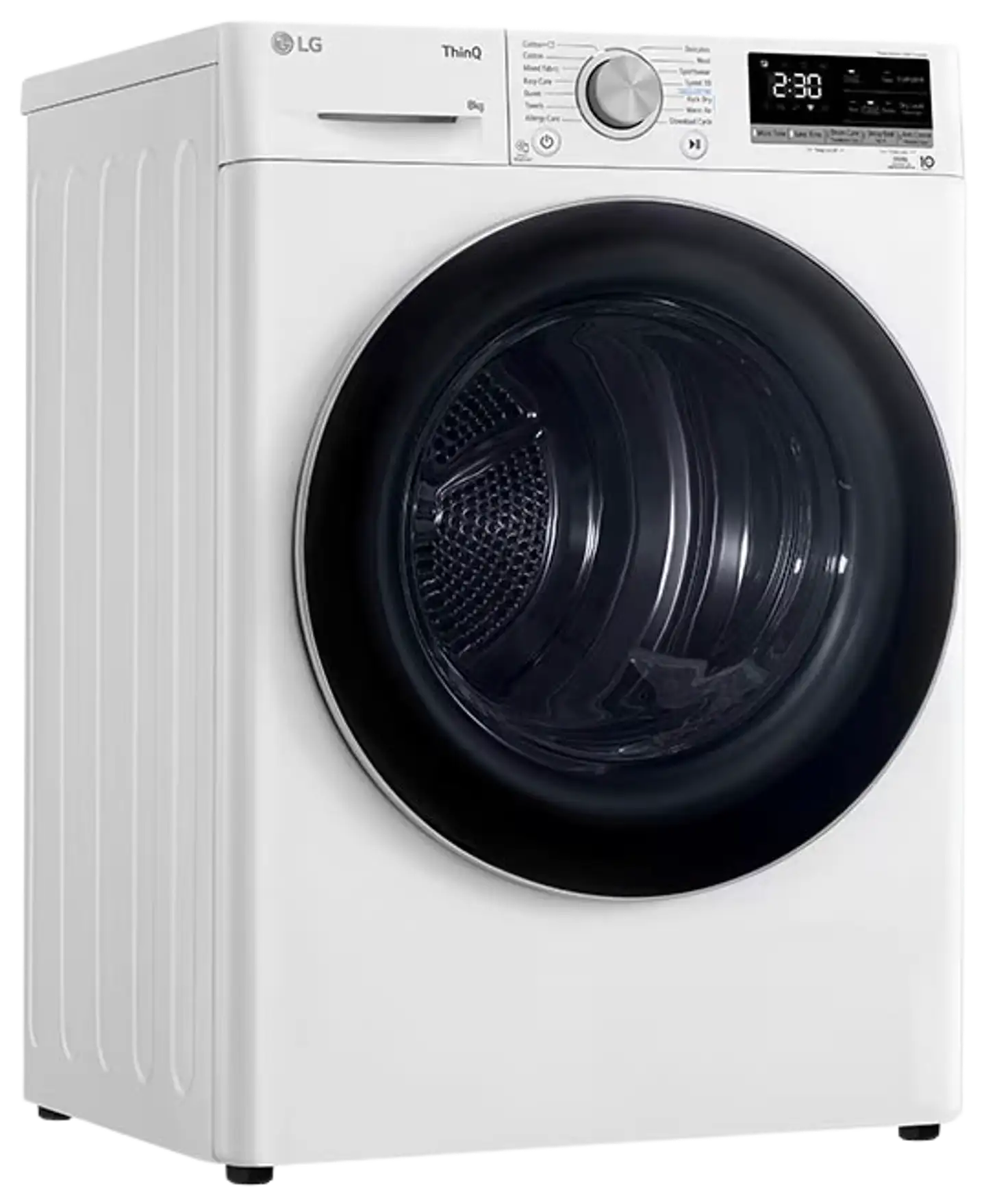 LG kuivausrumpu RH80V9AV7N 8kg valkoinen - 2