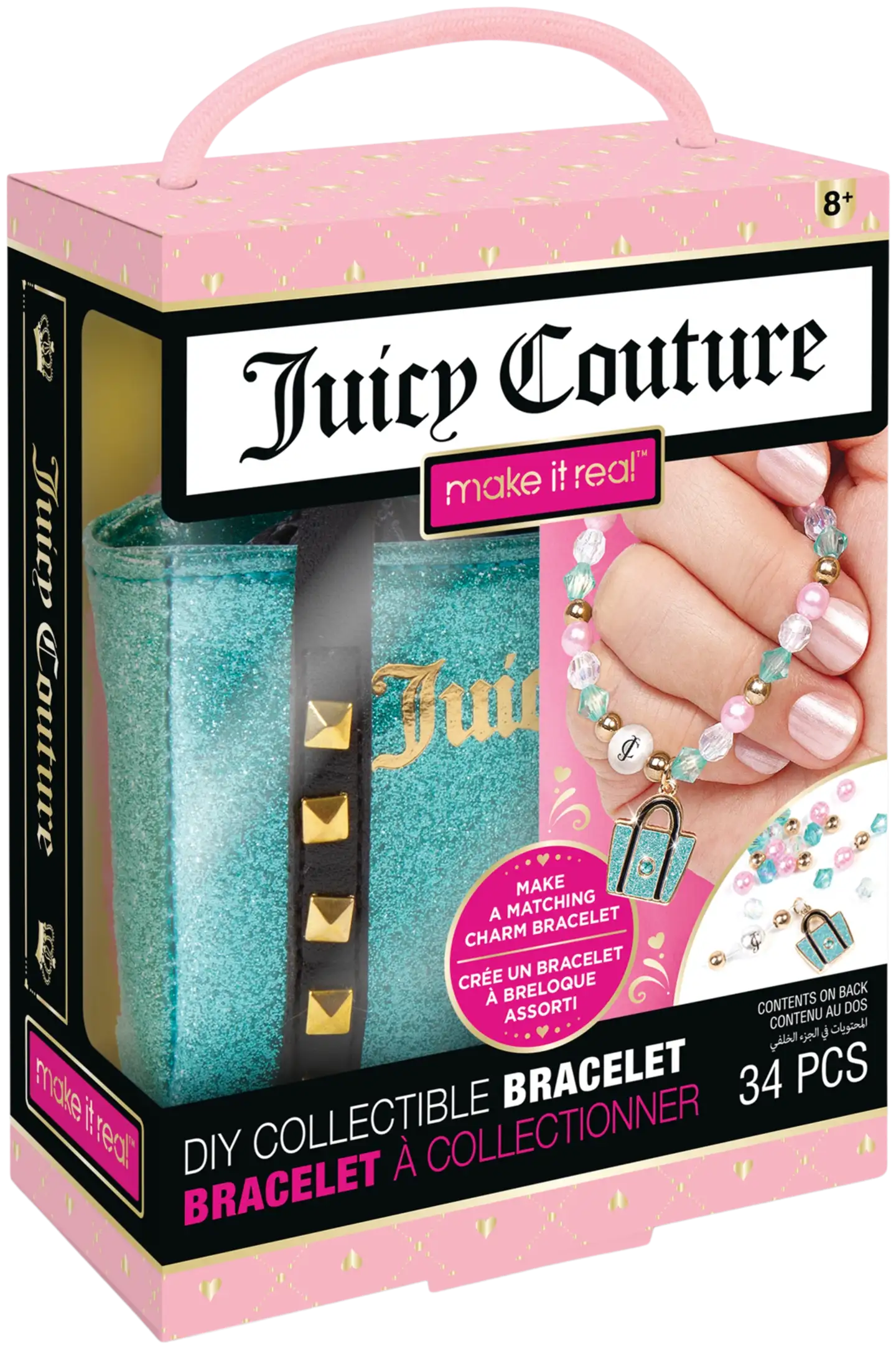 Make It Real Juicy Couture Rannekorun valmistussetti ja minikäsilaukku, lajitelma - 3