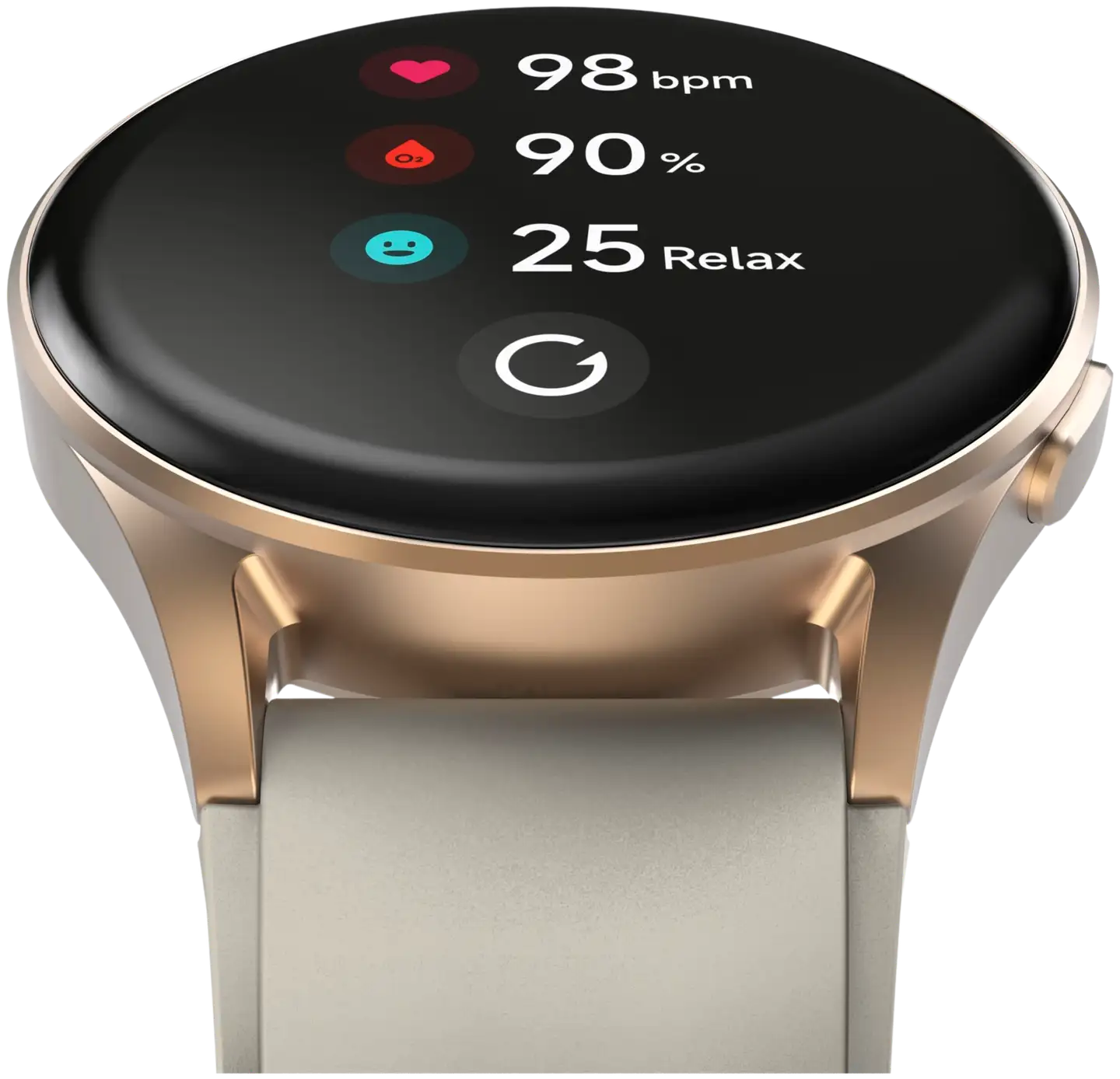 Hama Smart Watch 8900 älykello, GPS, AMOLED 1.32", IP68, kulta/beige - 5