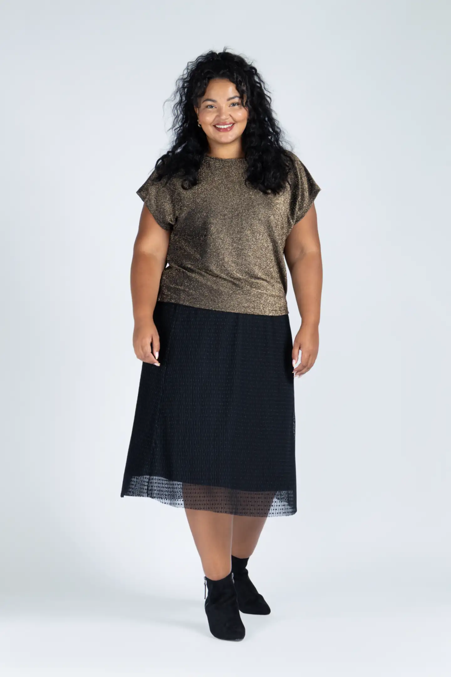 House naisten juhlatoppi 213HP40551, D-mitoitus - Bronze - 3