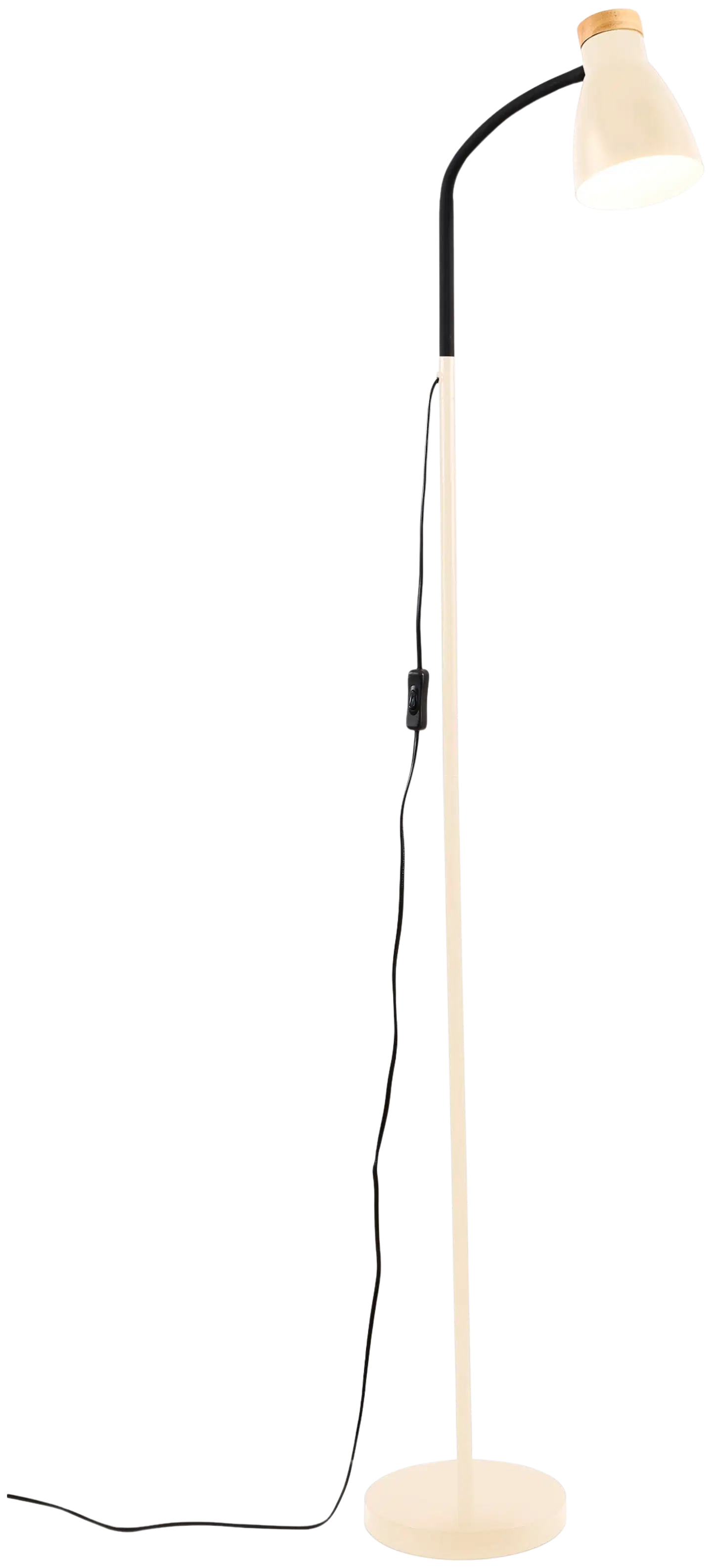 Airam Anoom lattiavalaisin E27 beige/puu - 1
