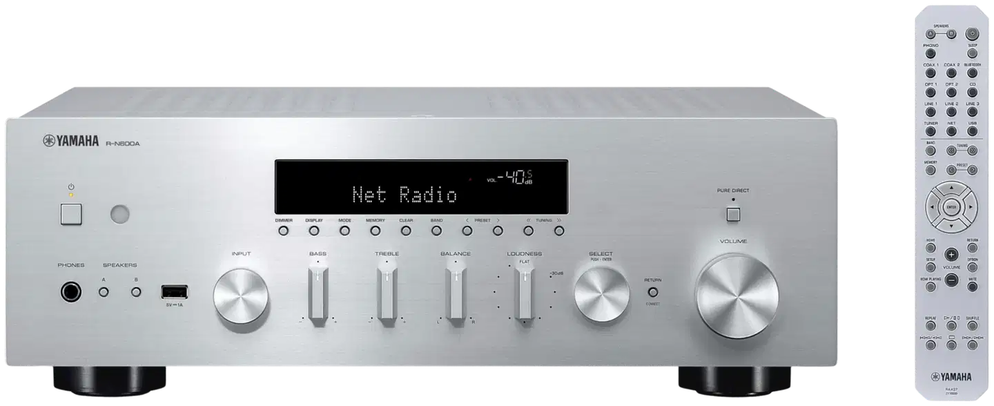 Yamaha HiFi stereo viritinvahvistin R-N600ASI - 1