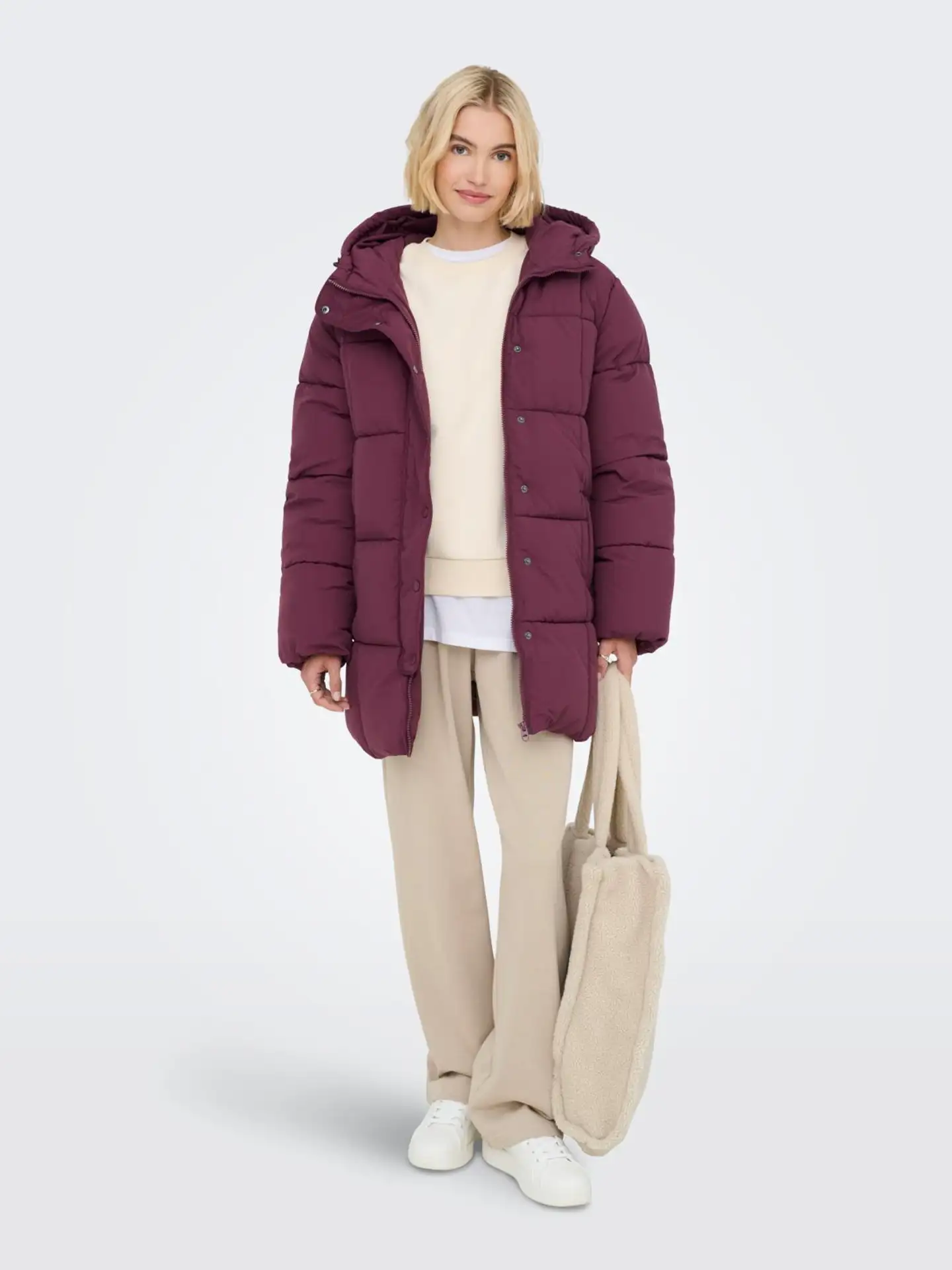 JDY naisten hupullinen puffer toppatakki Jdywonder - fig - 3