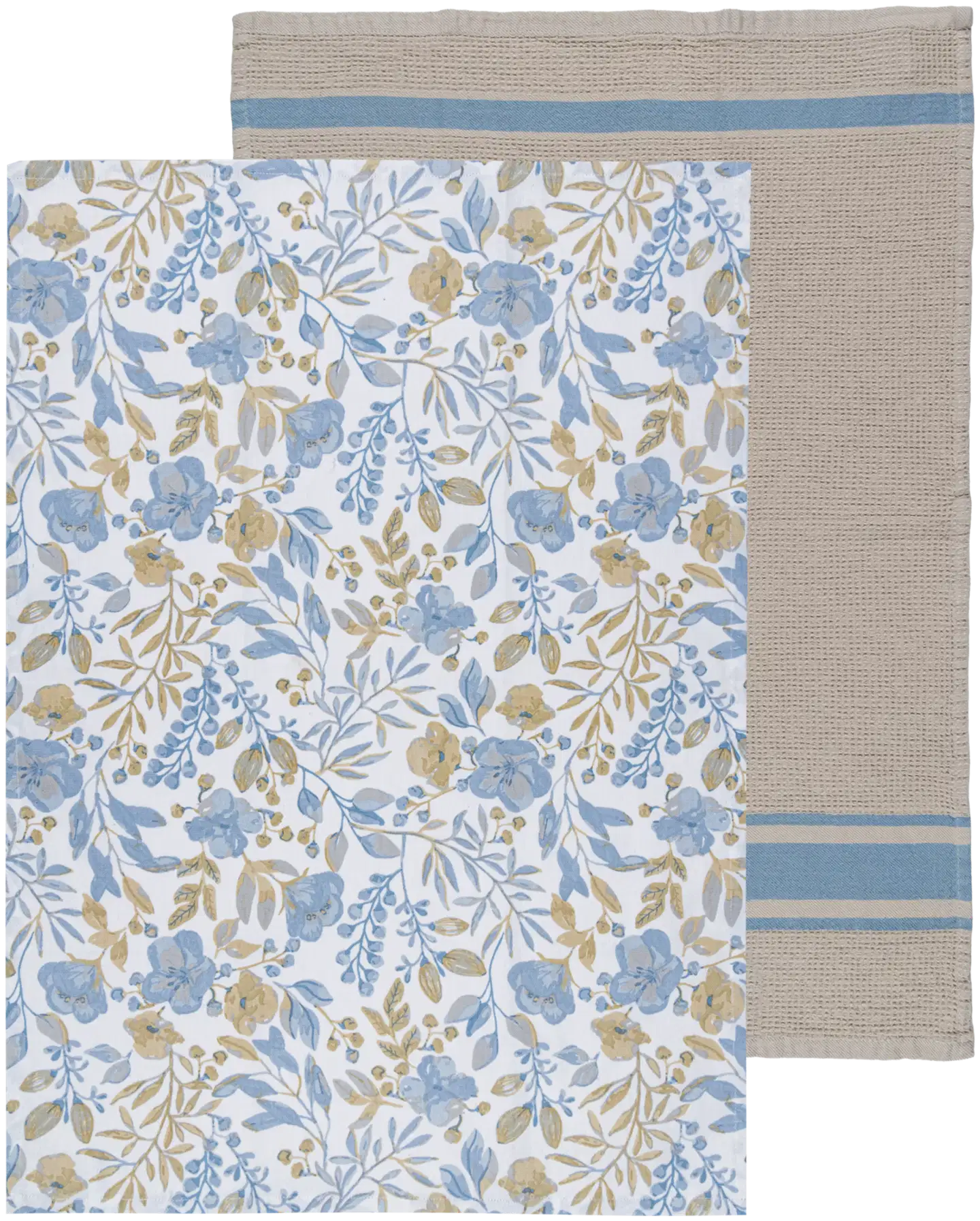 House keittiöpyyhkeet Florals 50x70 cm vaaleansininen 2 kpl - 1