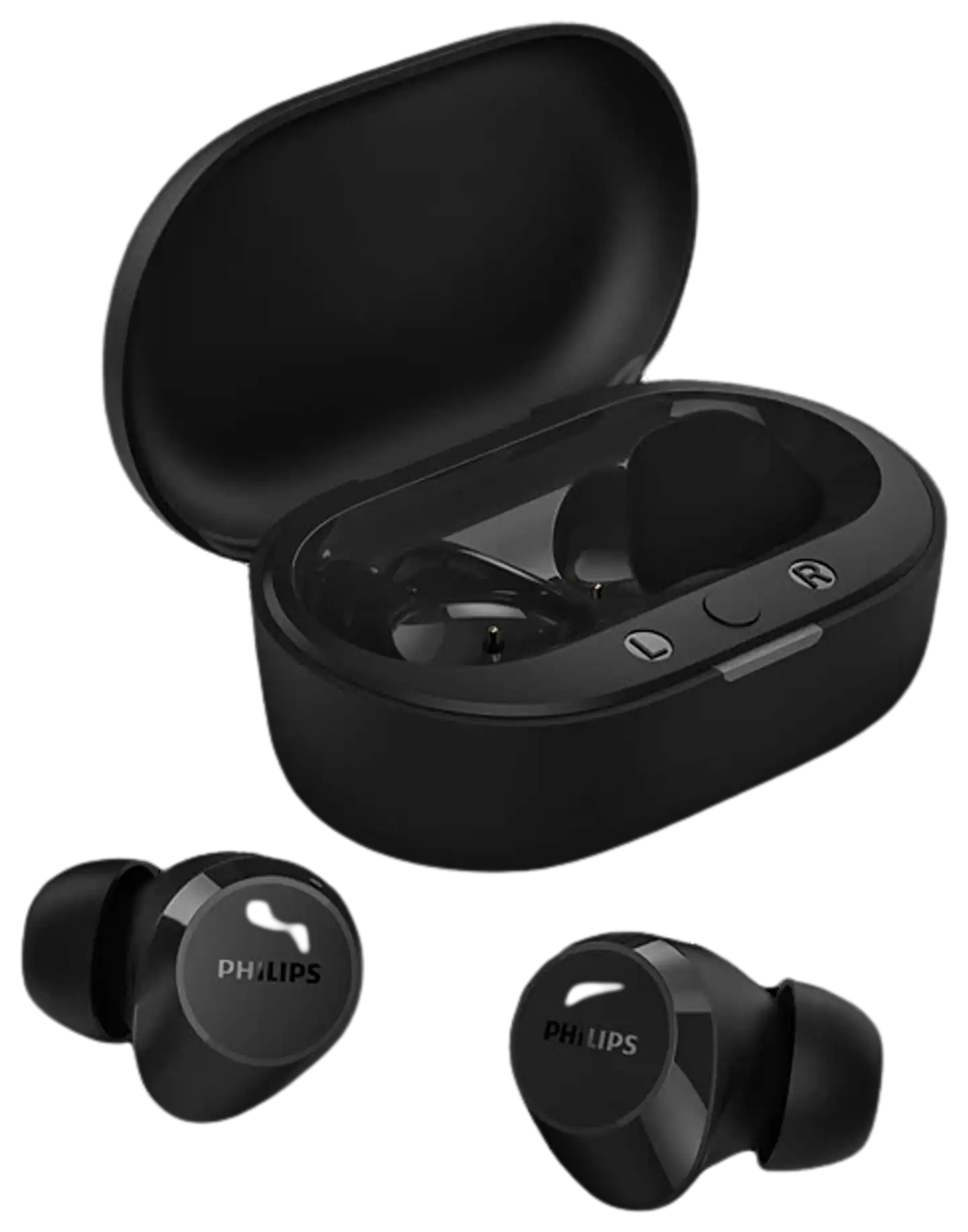 Philips langattomat nappikuulokkeet TAT1209BK/00 musta - 1