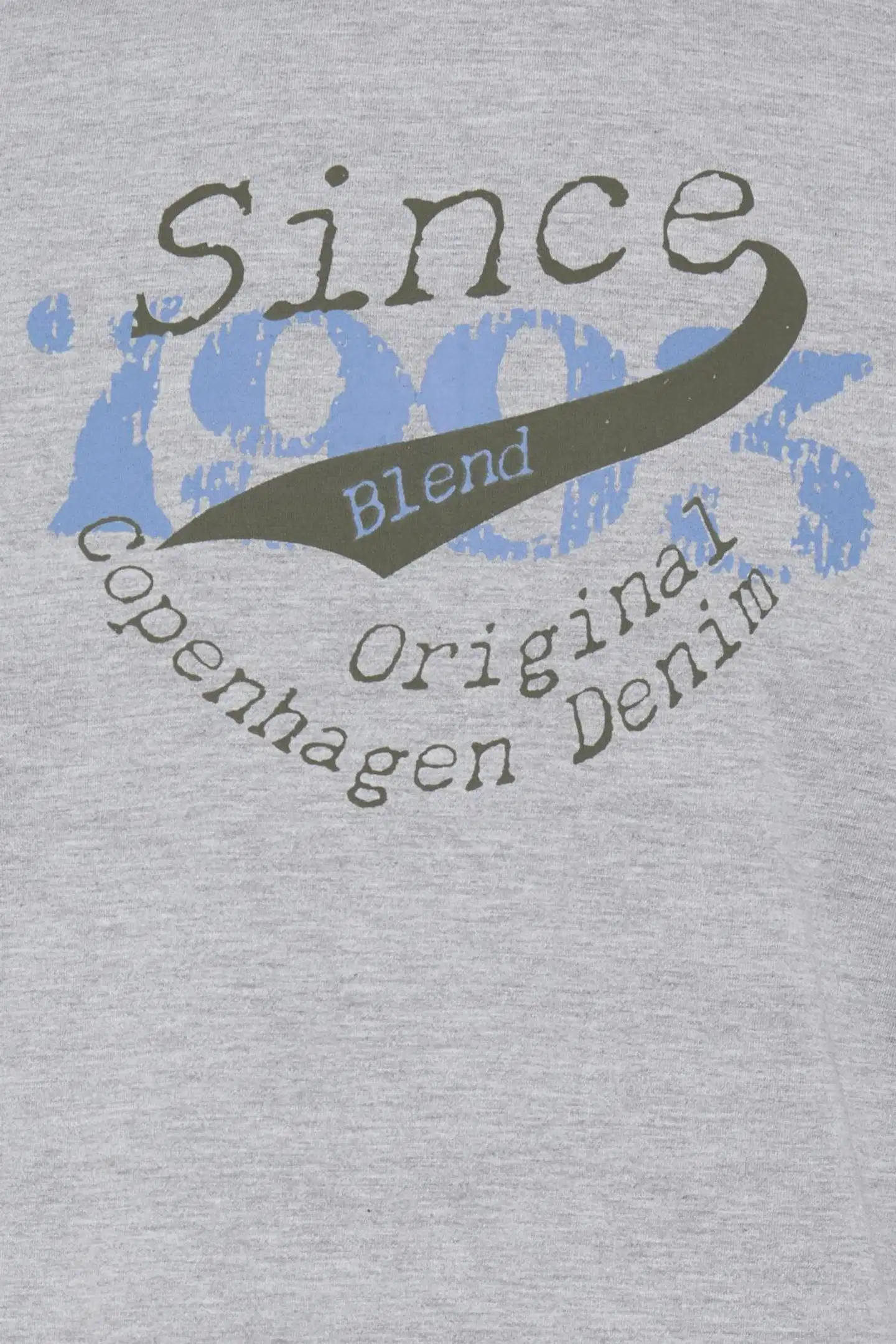 Blend miesten t-paita logo BHKalmar - Melange grey - 3
