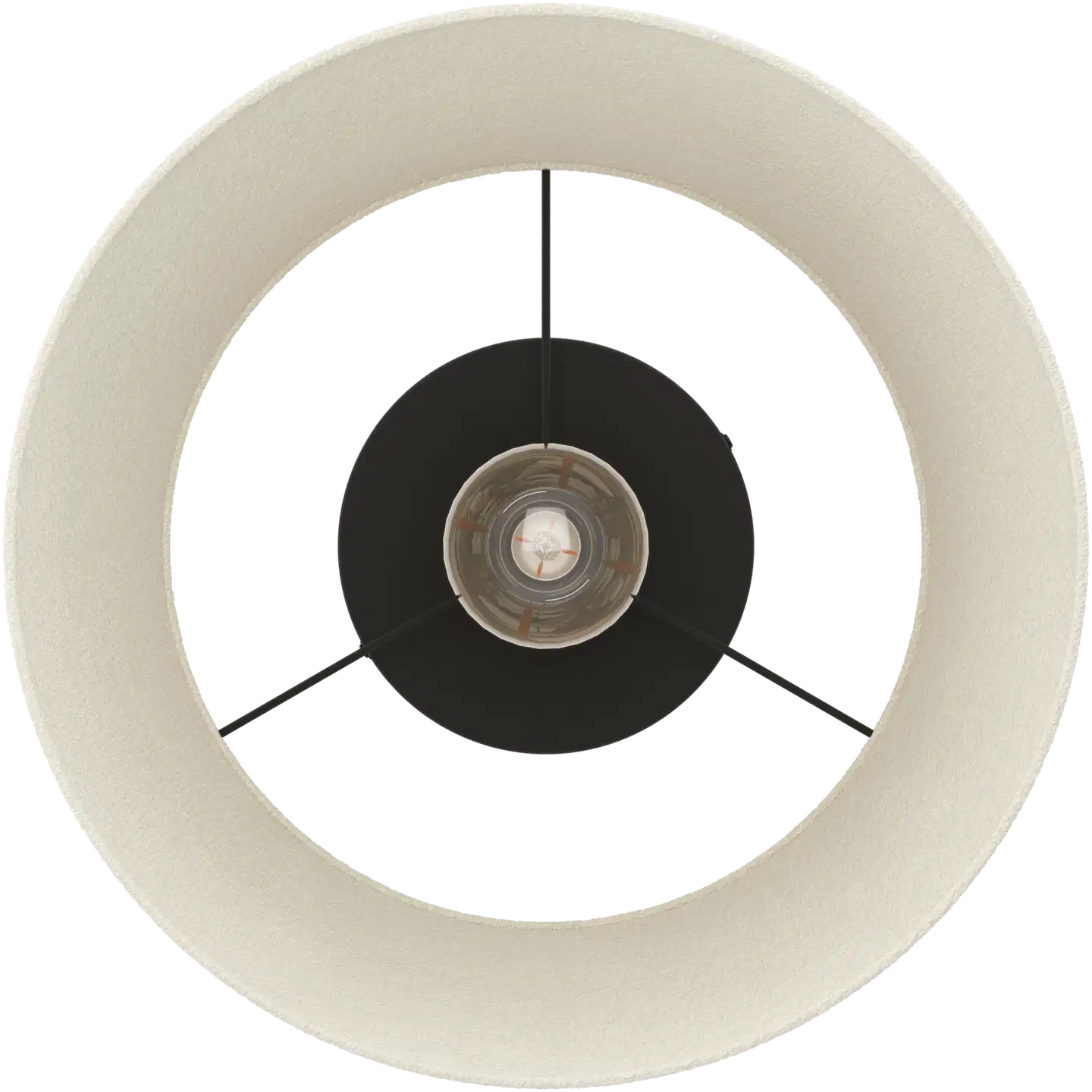 EGLO kattovalaisin Febres E27 musta/valkoinen - 2