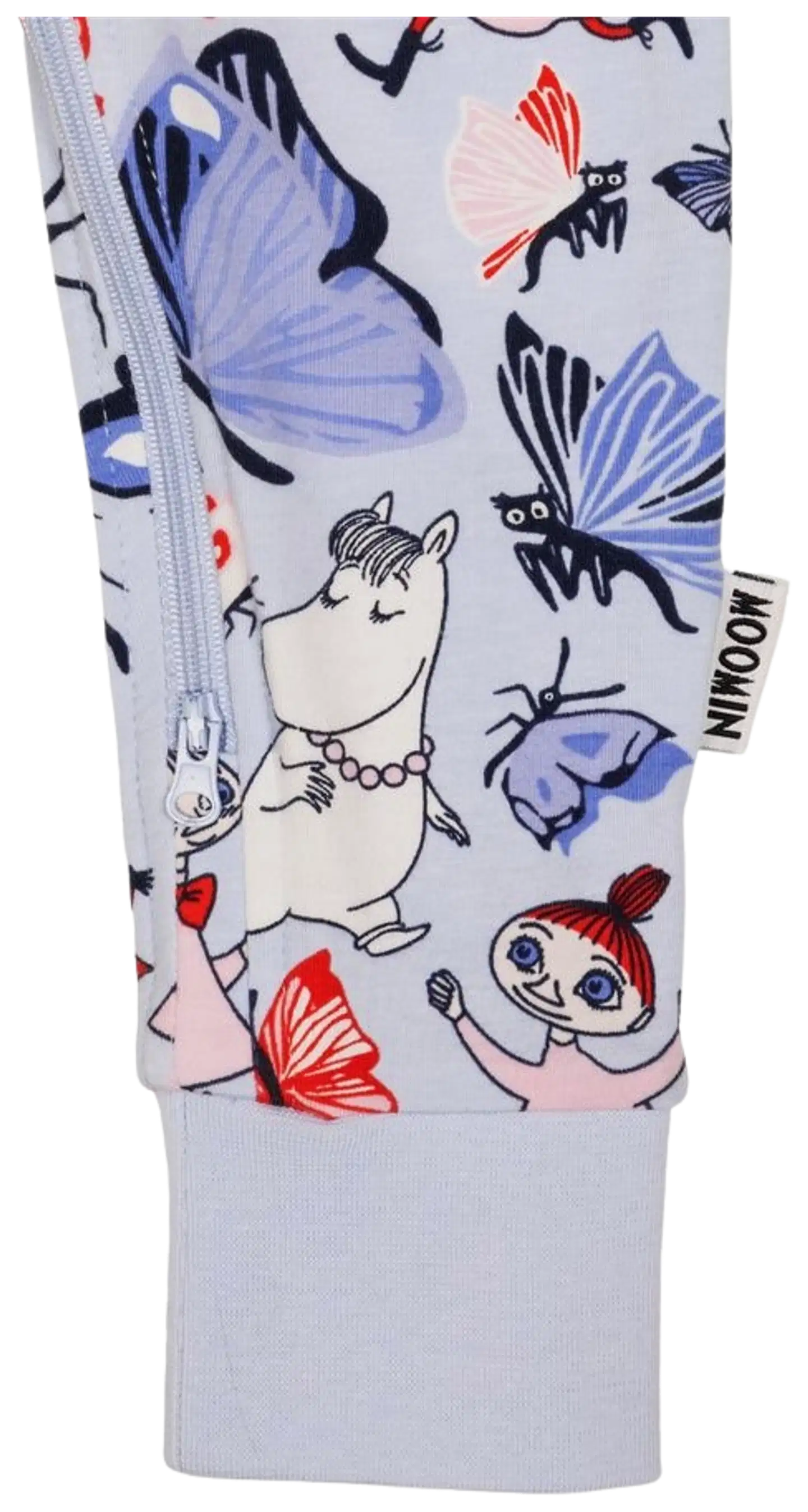 Muumi vauvojen pyjama Perhospuisto 591633 - Vaaleansininen - 3