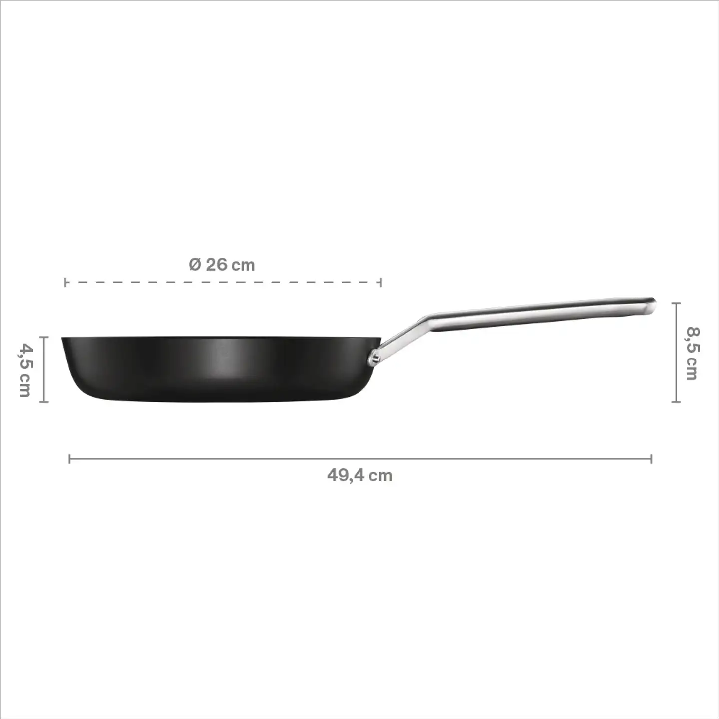 Fiskars Taiten paistinpannu 26 cm - 9