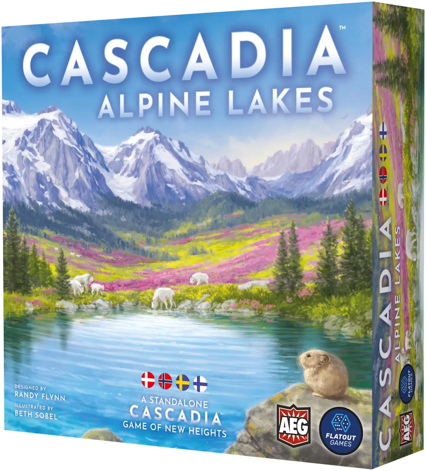 Cascadia Alpine Lakes Nordic -lautapeli - 5