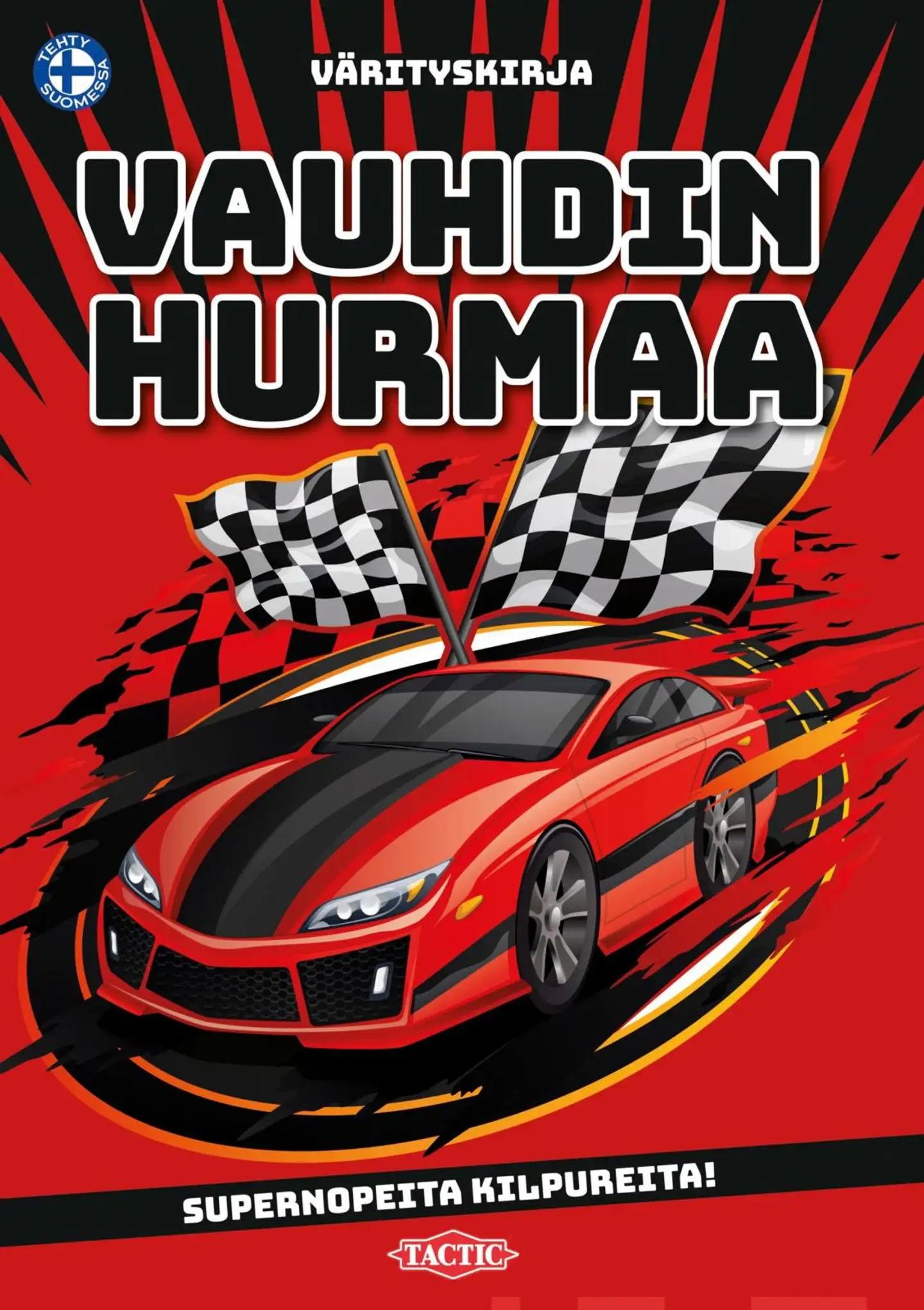 Korpela, Vauhdin hurmaa! - Väritä ralliautoja ja formuloita!