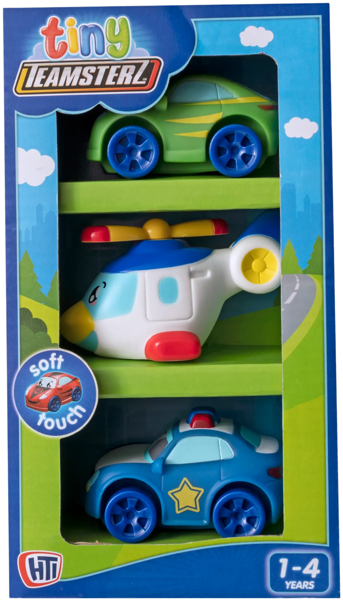 Tiny Teamsterz lelu kolme pikkuautoa - 3