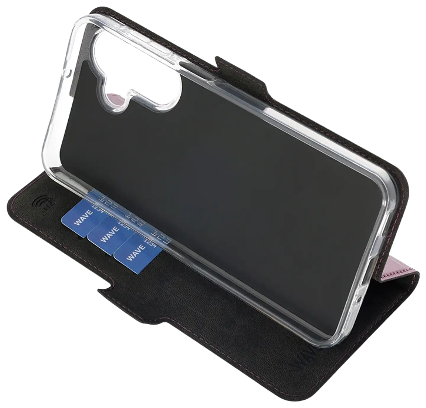 Wave Book Case, Samsung Galaxy A17 5G / Samsung Galaxy A17 4G, Smoky Sangria - 5