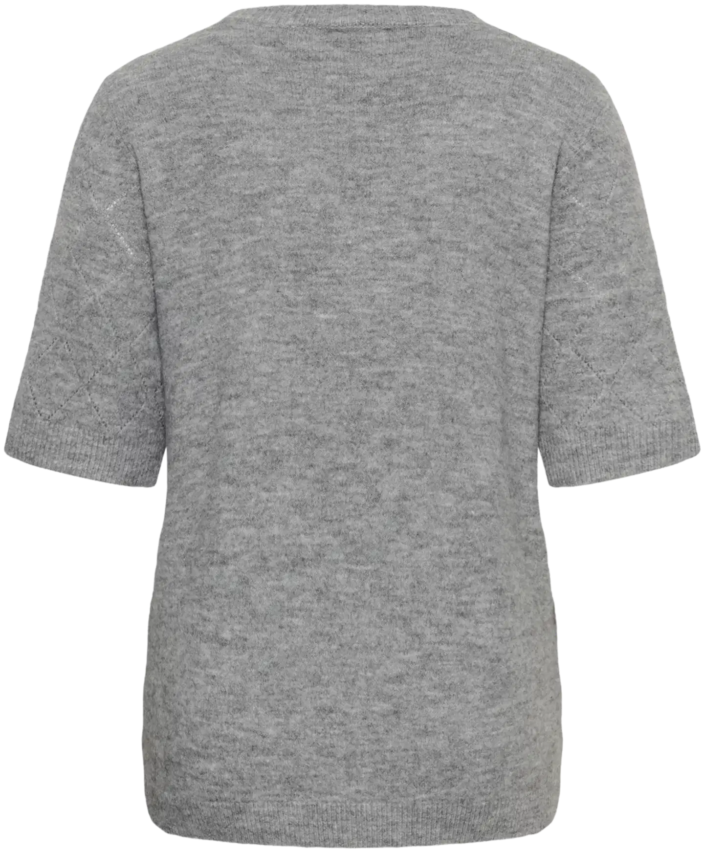 From Lou naisten pluskoon neulepusero Flanna - Grey Melange - 2