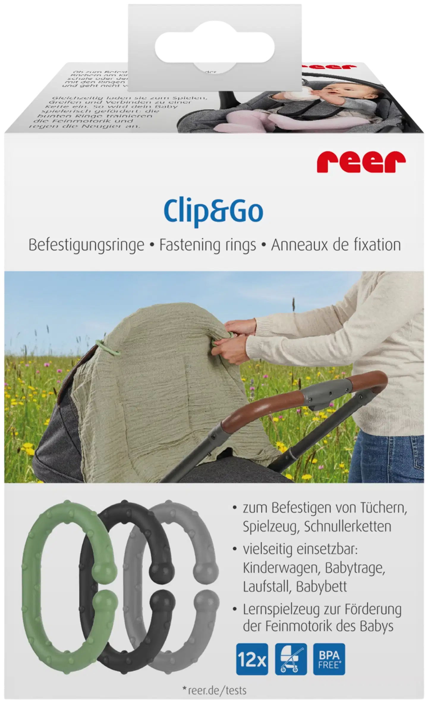 Reer Clip&Go kiinnityslenkit 12 kpl - 3
