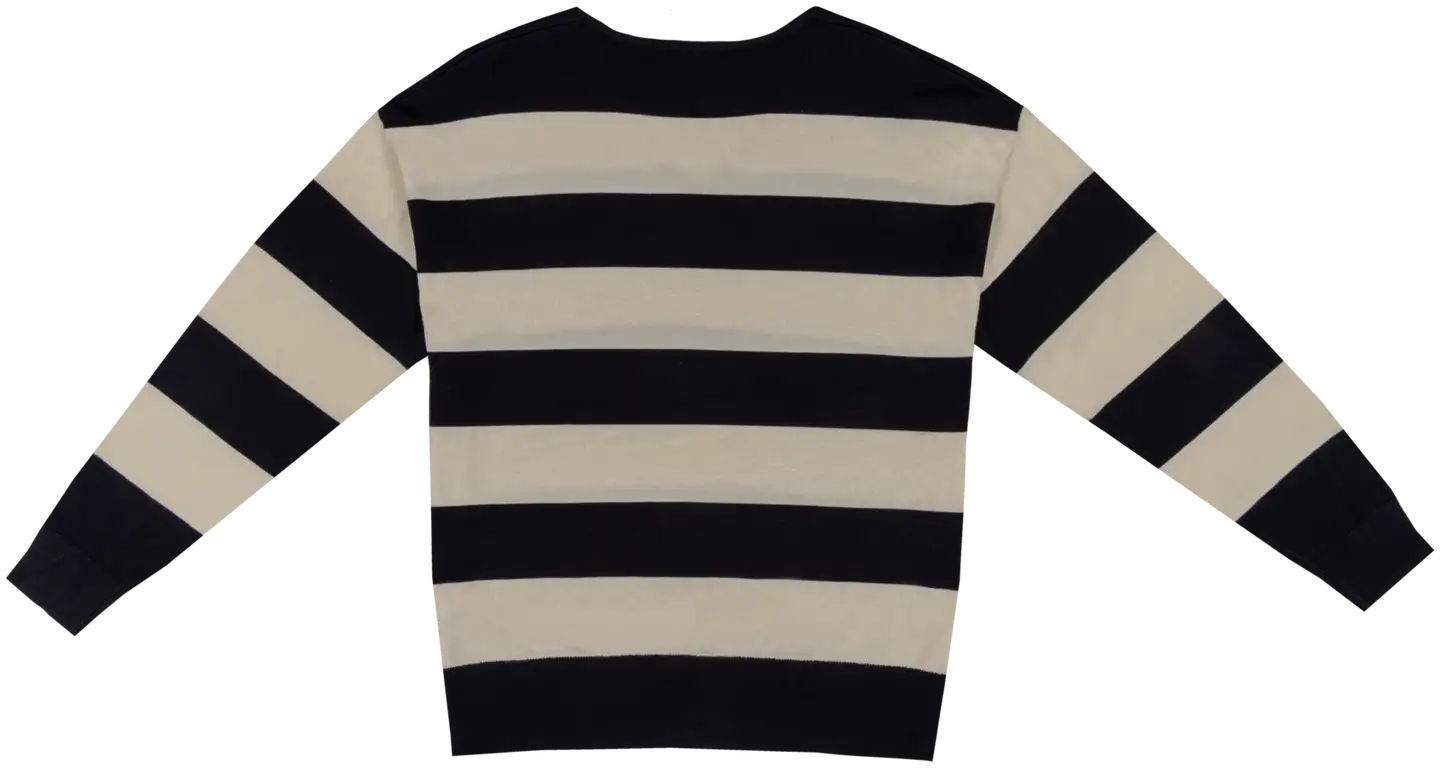 House naisten neulepusero 213H342501 - black /whitecap gray - 2