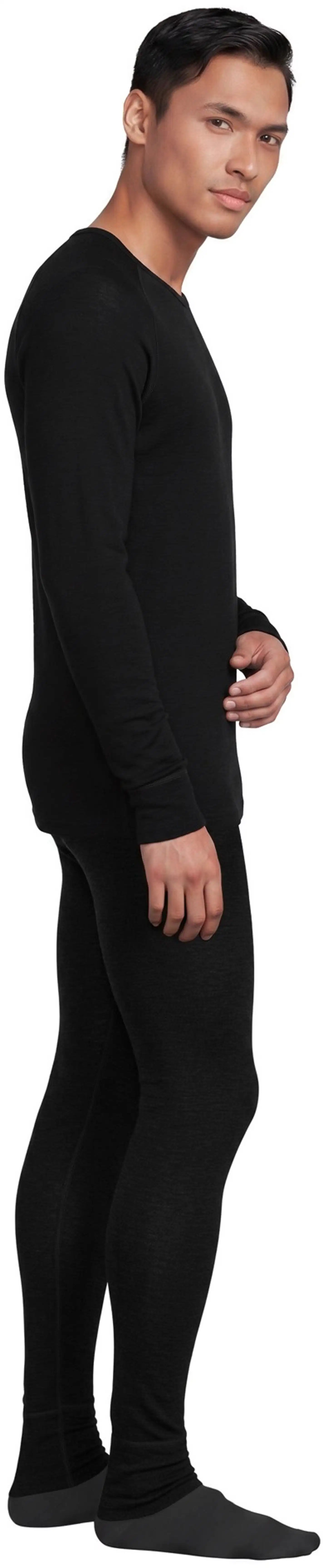 House miesten merinovilla-aluspaita - Black - 4