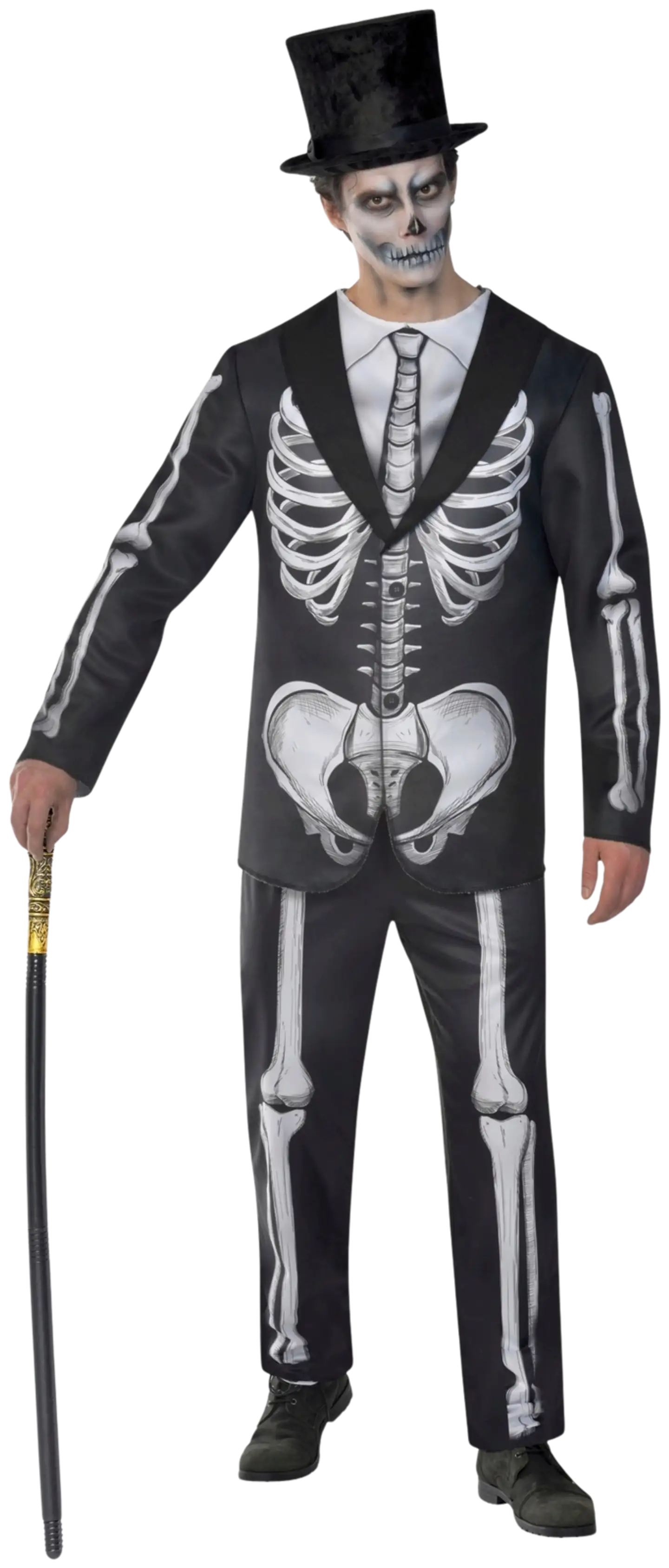 House aikuisten halloween-rooliasu luuranko L - 1