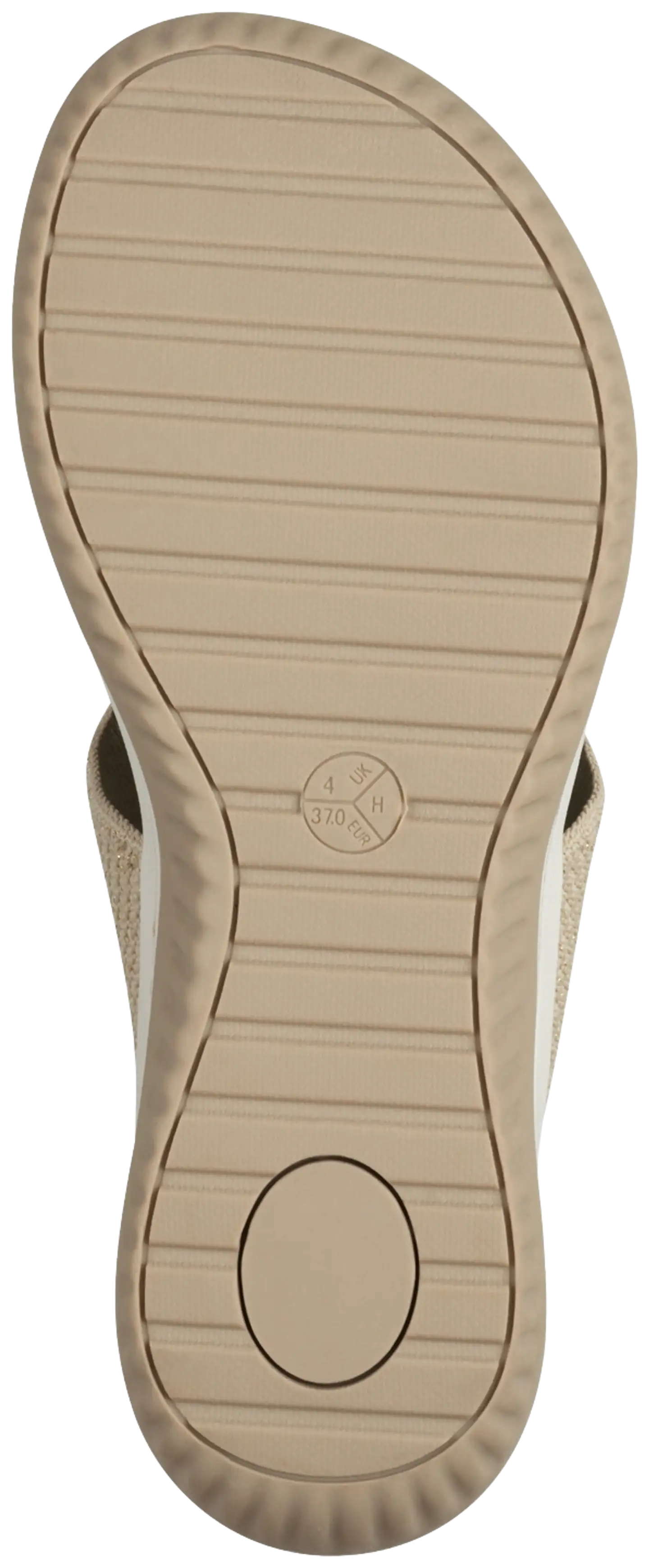 Jana shoes naisten pistokas 27270 - beige/gold - 5