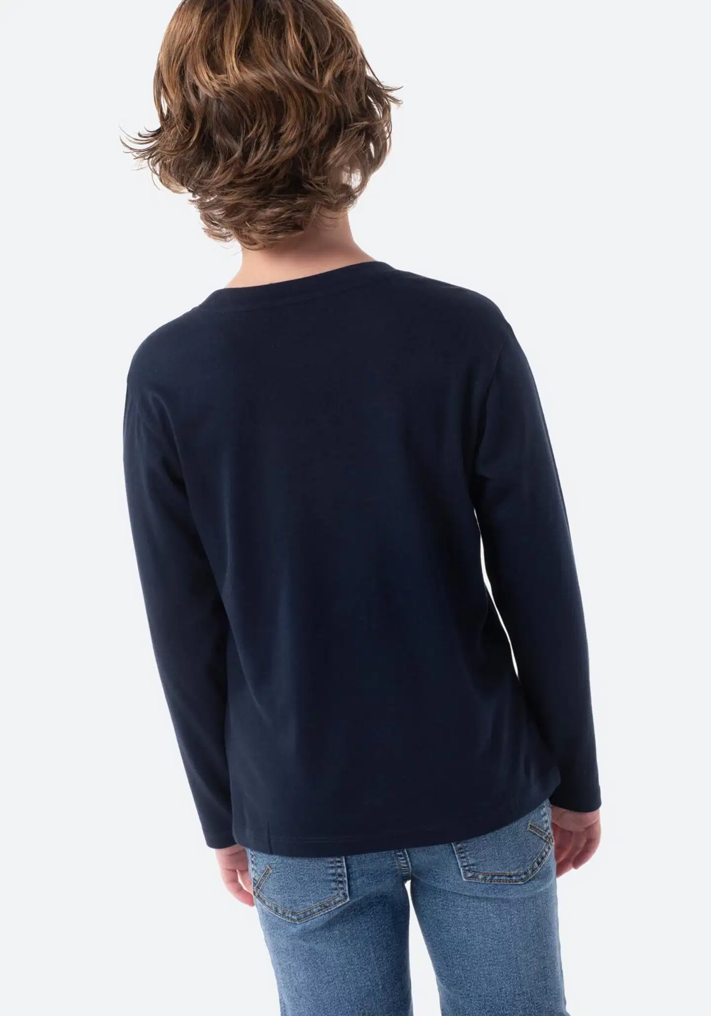 TEX BASIC lasten trikoopaita I994026 - Navy - 2