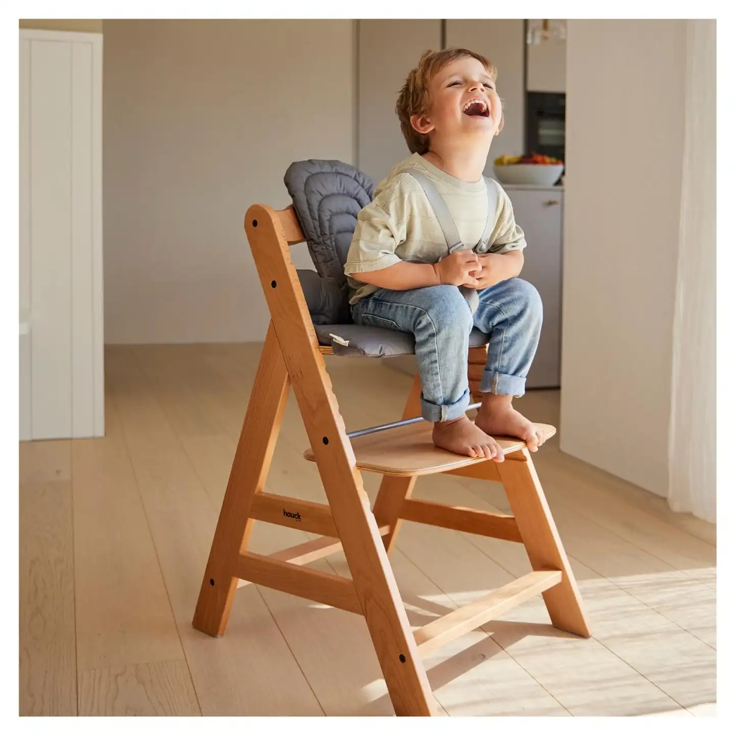 Hauck istuinpehmuste syöttötuoliin Highchair tummanharmaa - 27