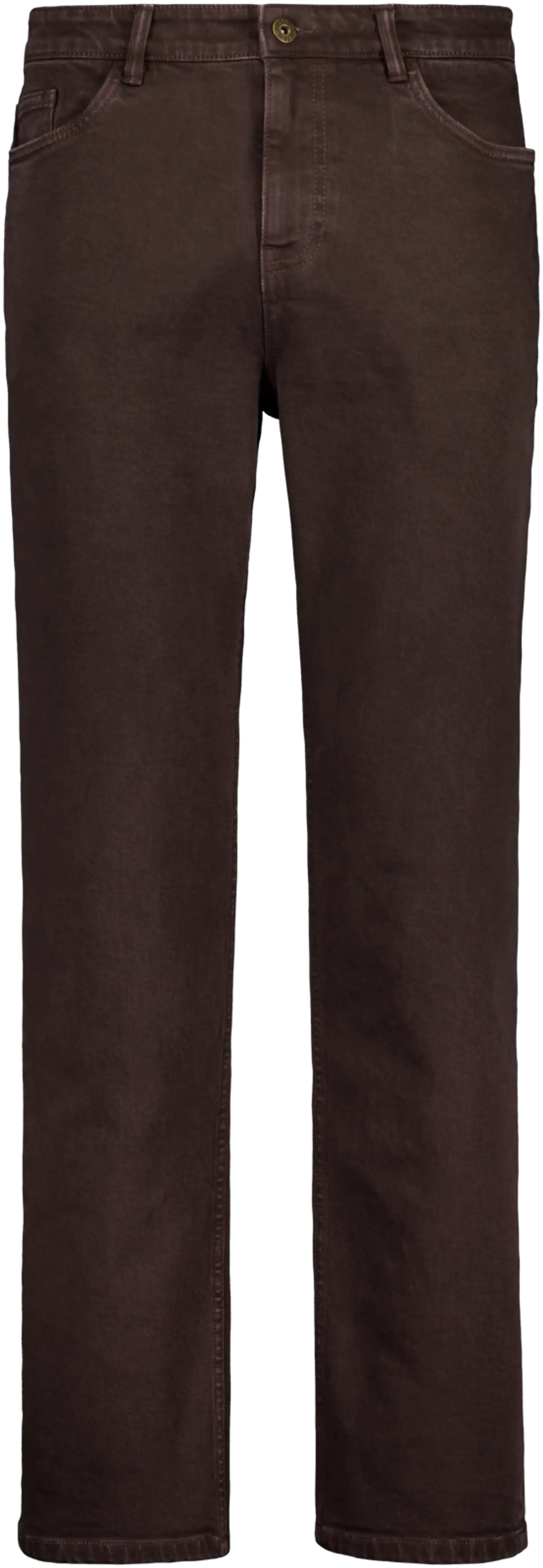 House miesten värilliset farkut 202HB30254 - Dark brown washed - 1
