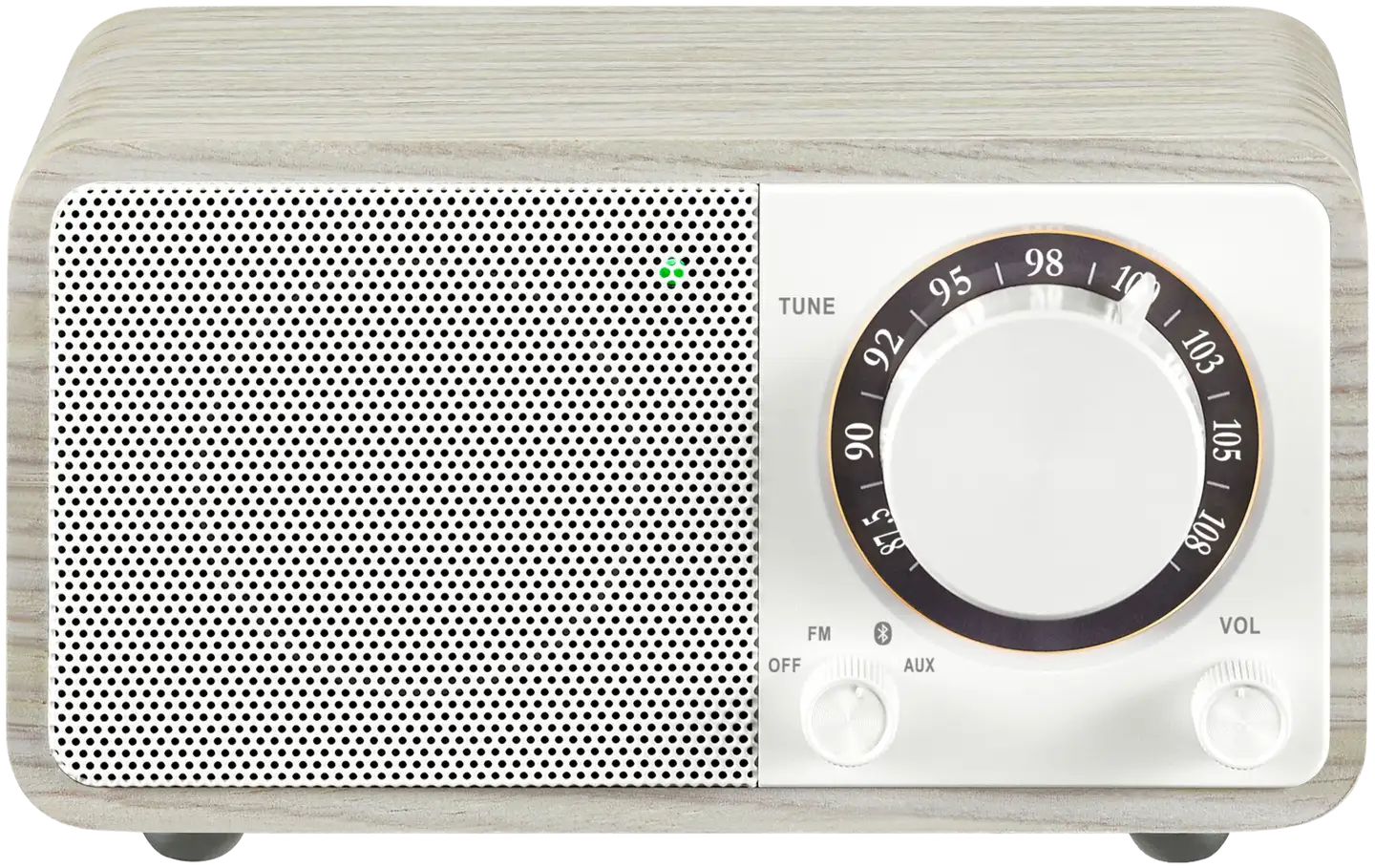 Sangean WR-7 Plus Bluetooth pöytäradio, vaalea tammi - 2