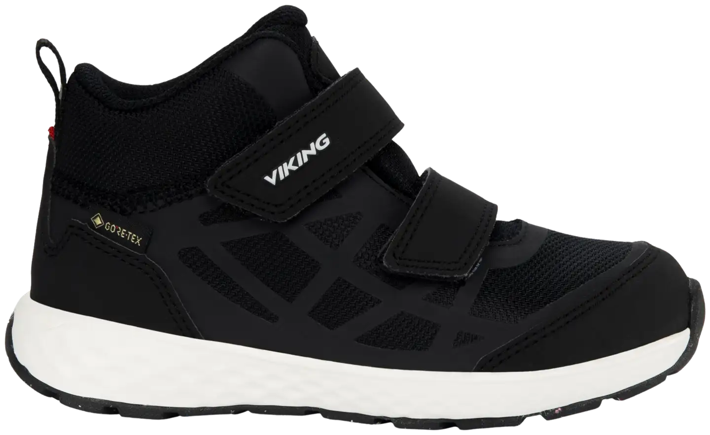 Viking lasten GoreTex-ulkoilukenkä Veme Mid - Black/Charcoal - 1