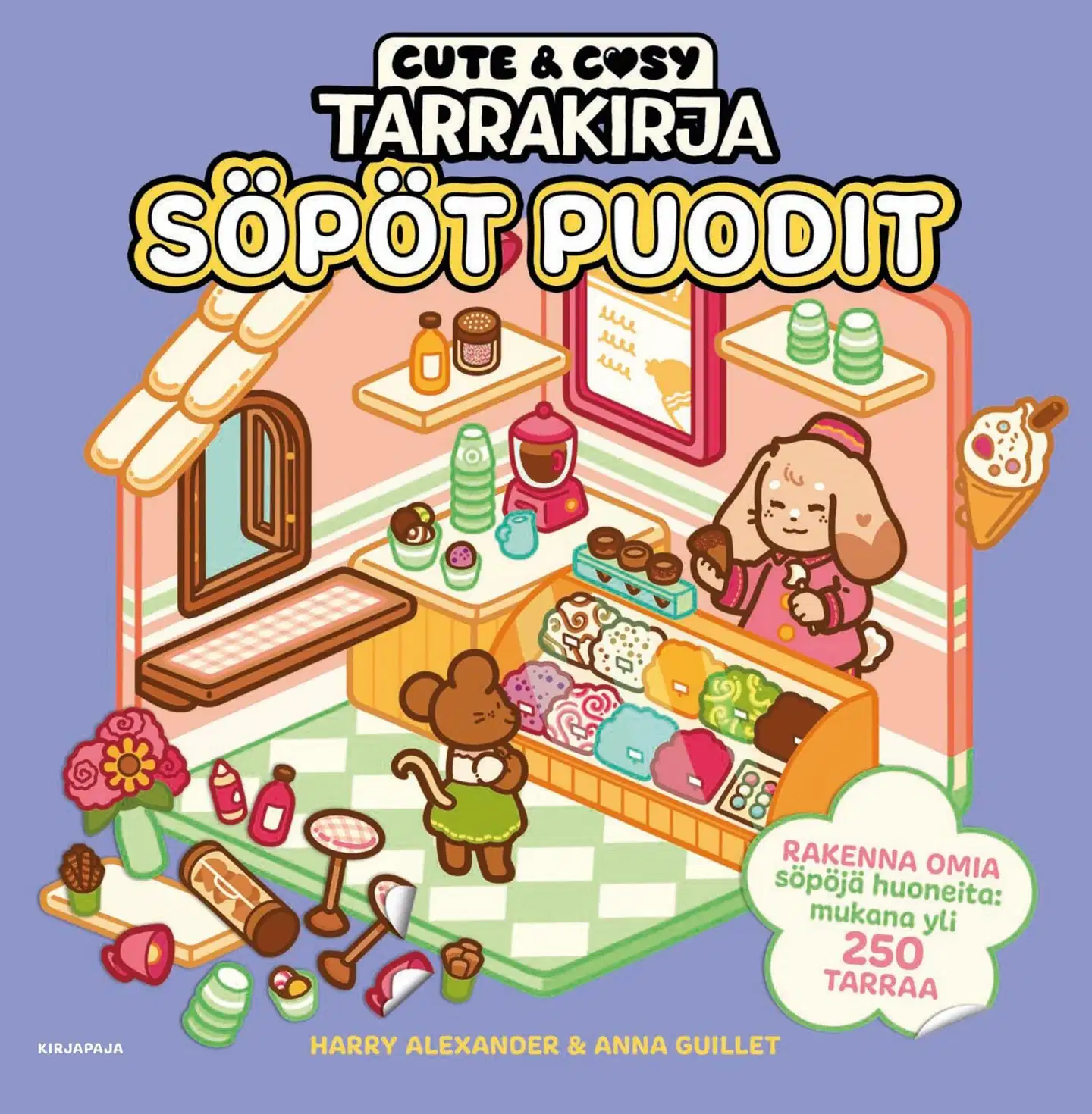Cute & Cozy Tarrakirja: söpöt puodit