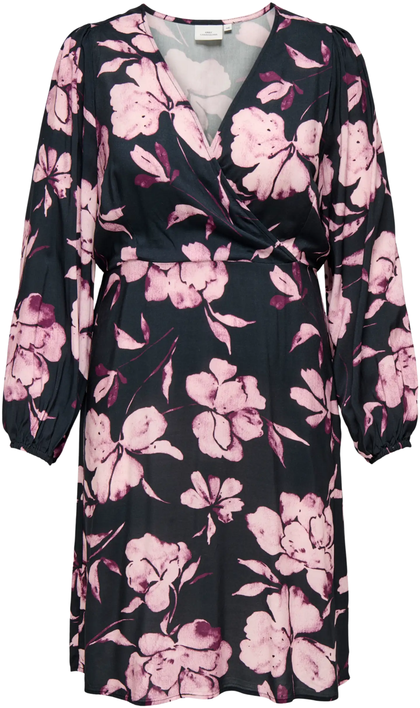 ONLY CARMAKOMA naisten midimekko Carlinka - BLACK - 1