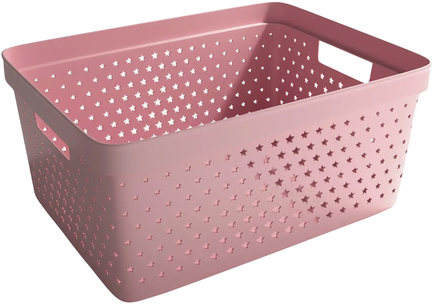 Nordiska Plast säilytyslaatikko Star 13 l dusty pink