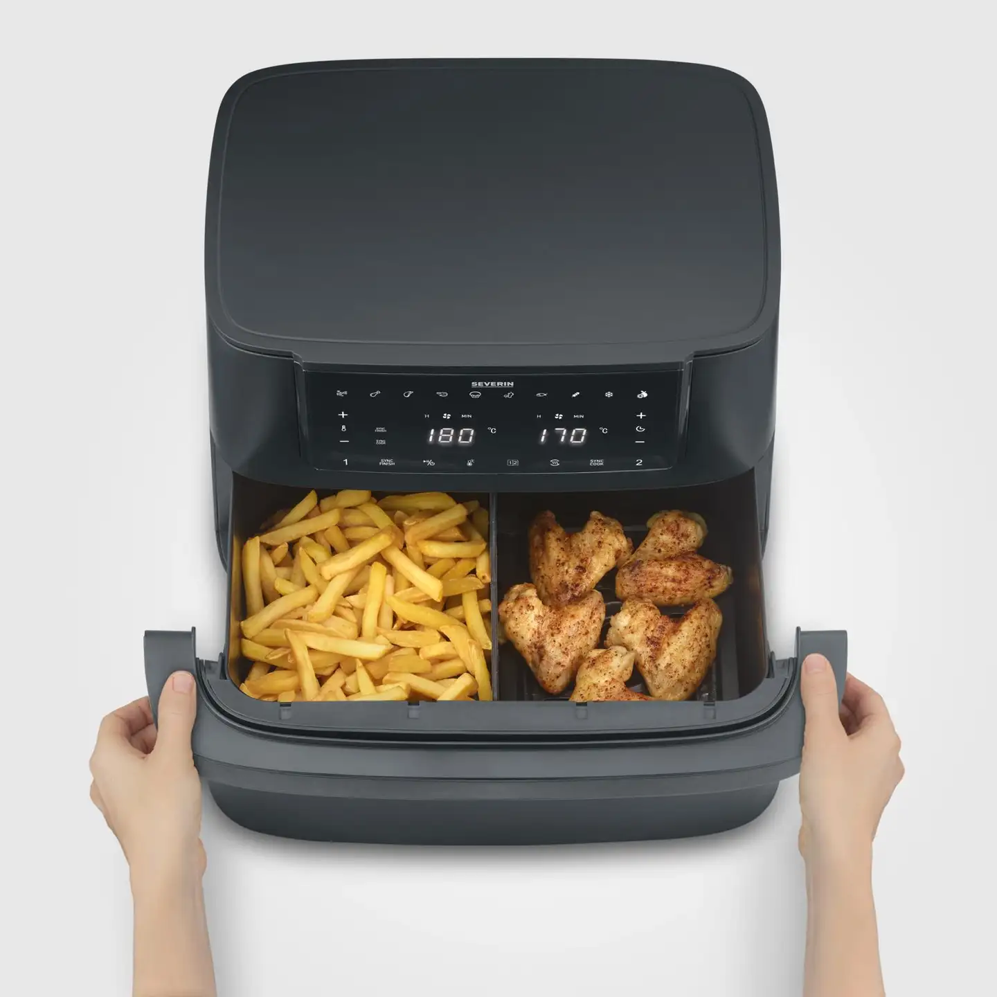 Severin airfryer FR2490 FryLight "Flex-Max-Dual" - 8