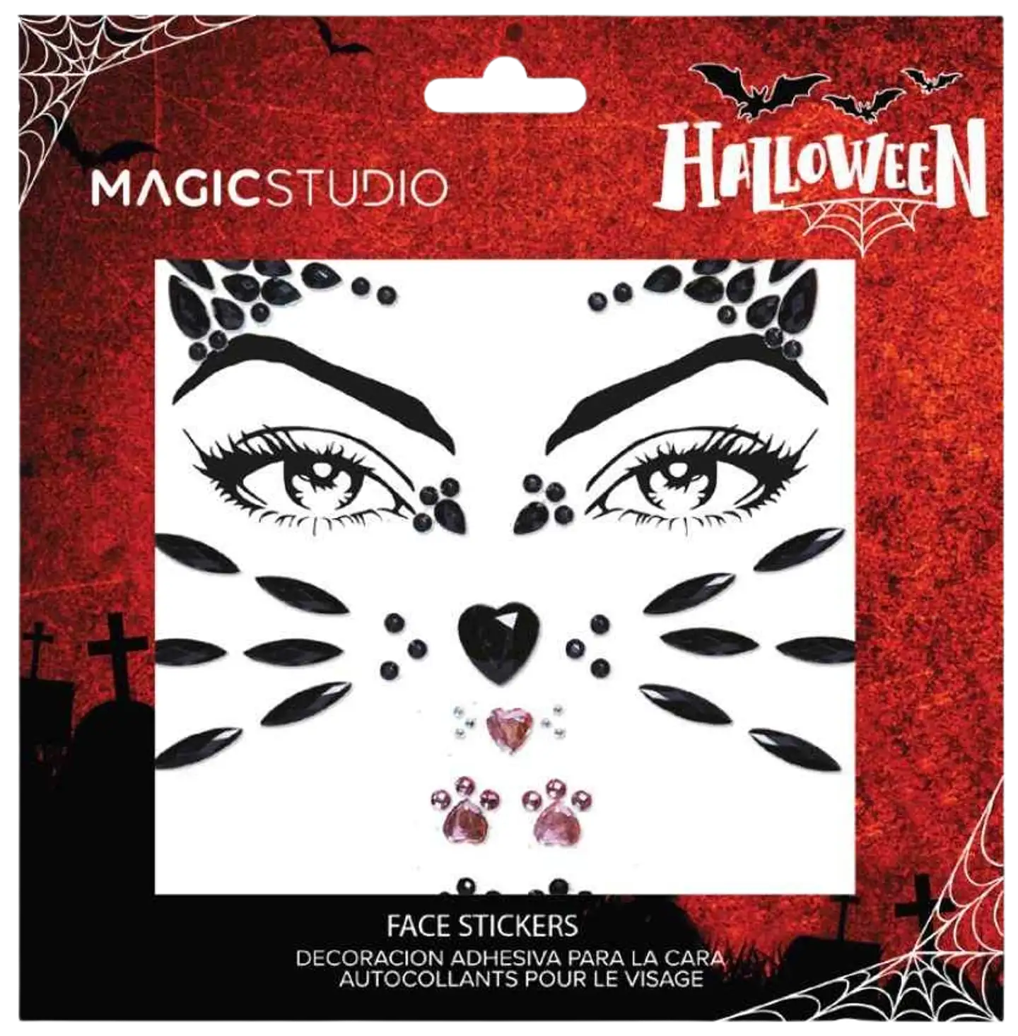 Magic Studio Halloween kasvotarrat kissa